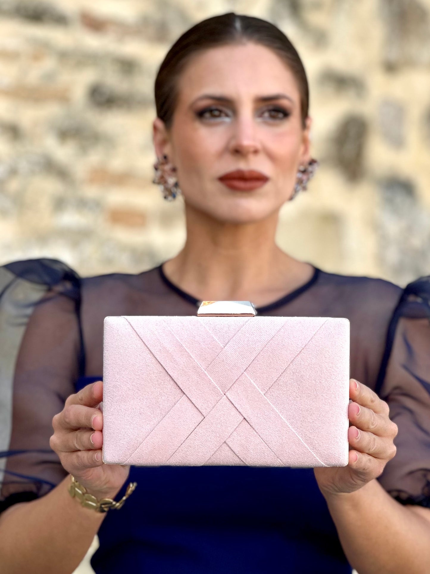 Bolso Fortuna Rosa Palo