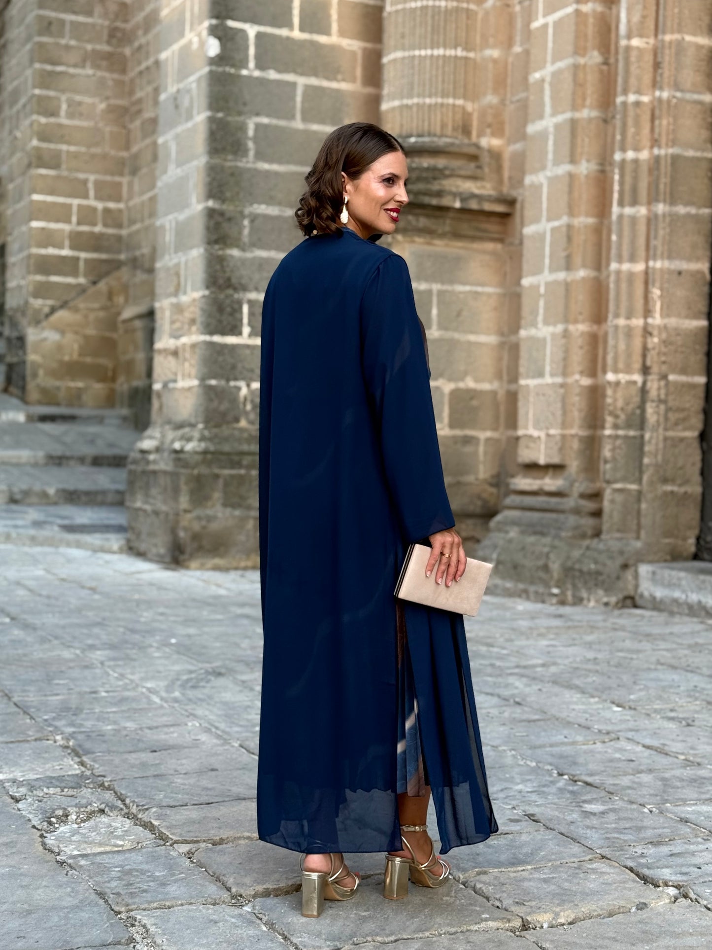 Kimono Gasa Azul