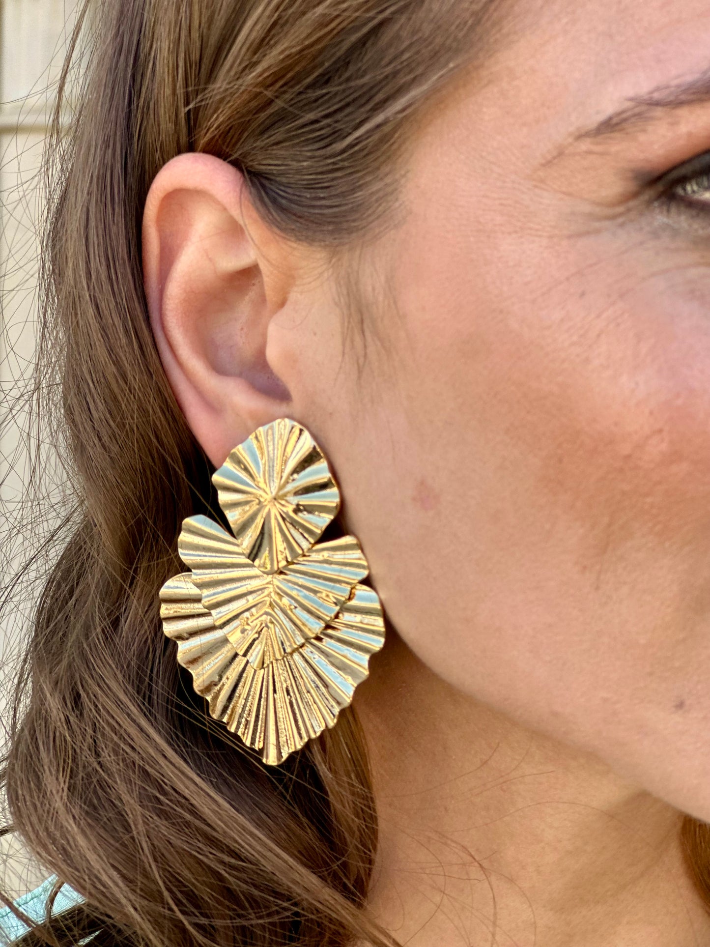 Pendientes Azuaga Dorado