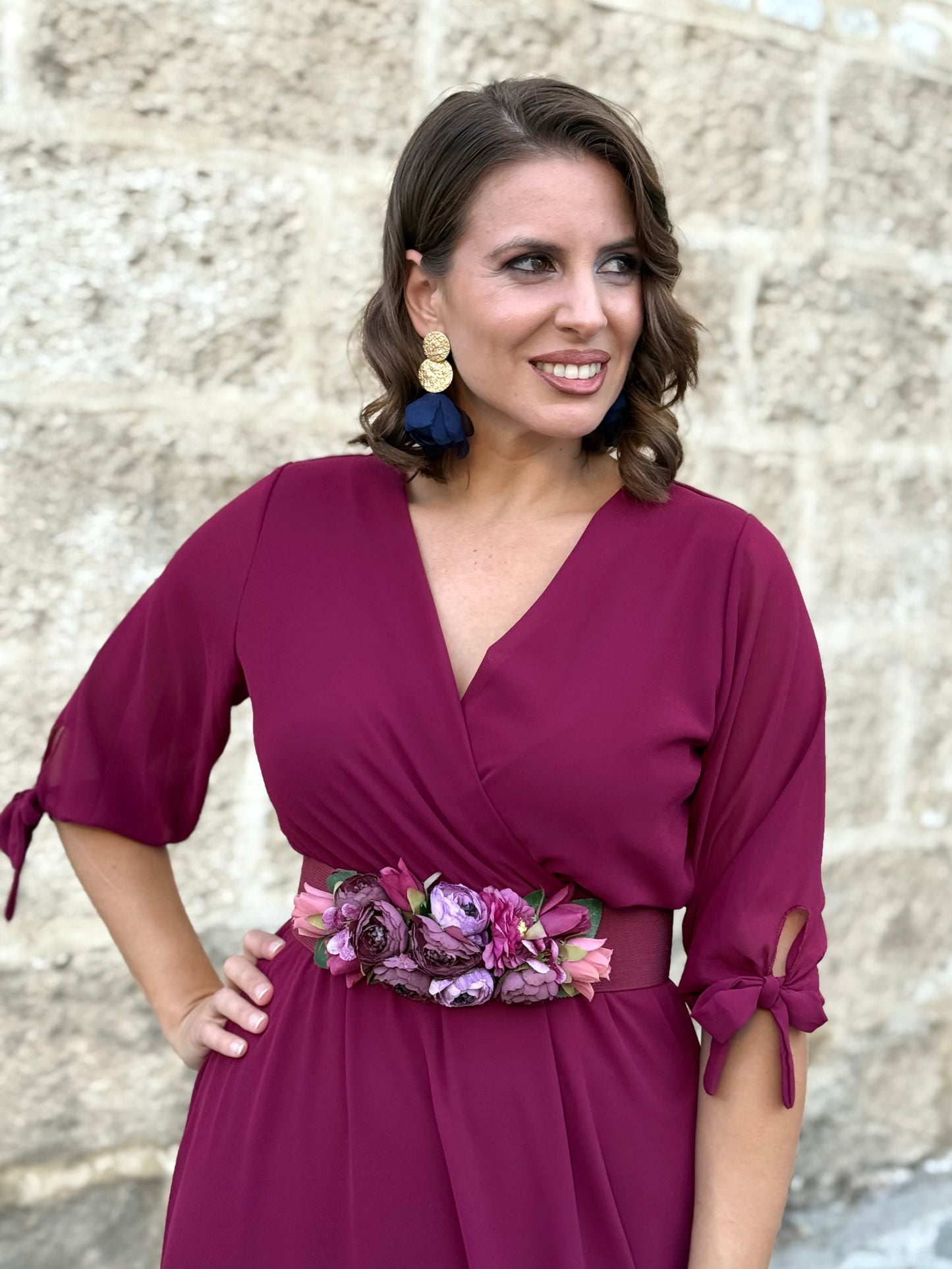 Vestido Indiana Granate