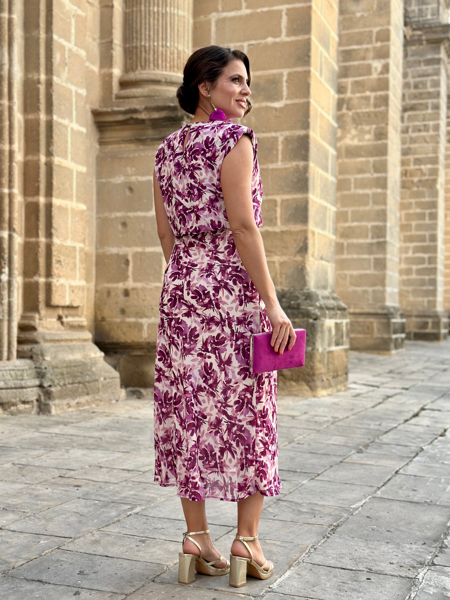 Vestido Bombay Uva