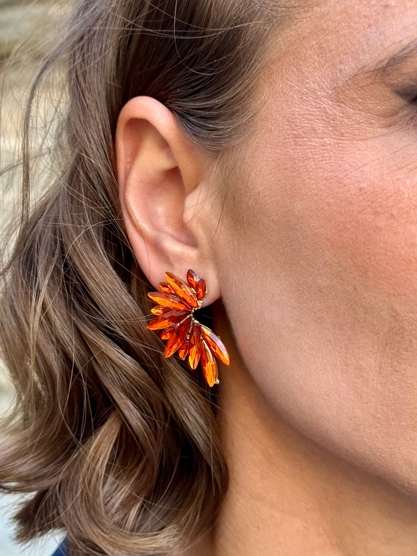 Pendientes Axel Naranja