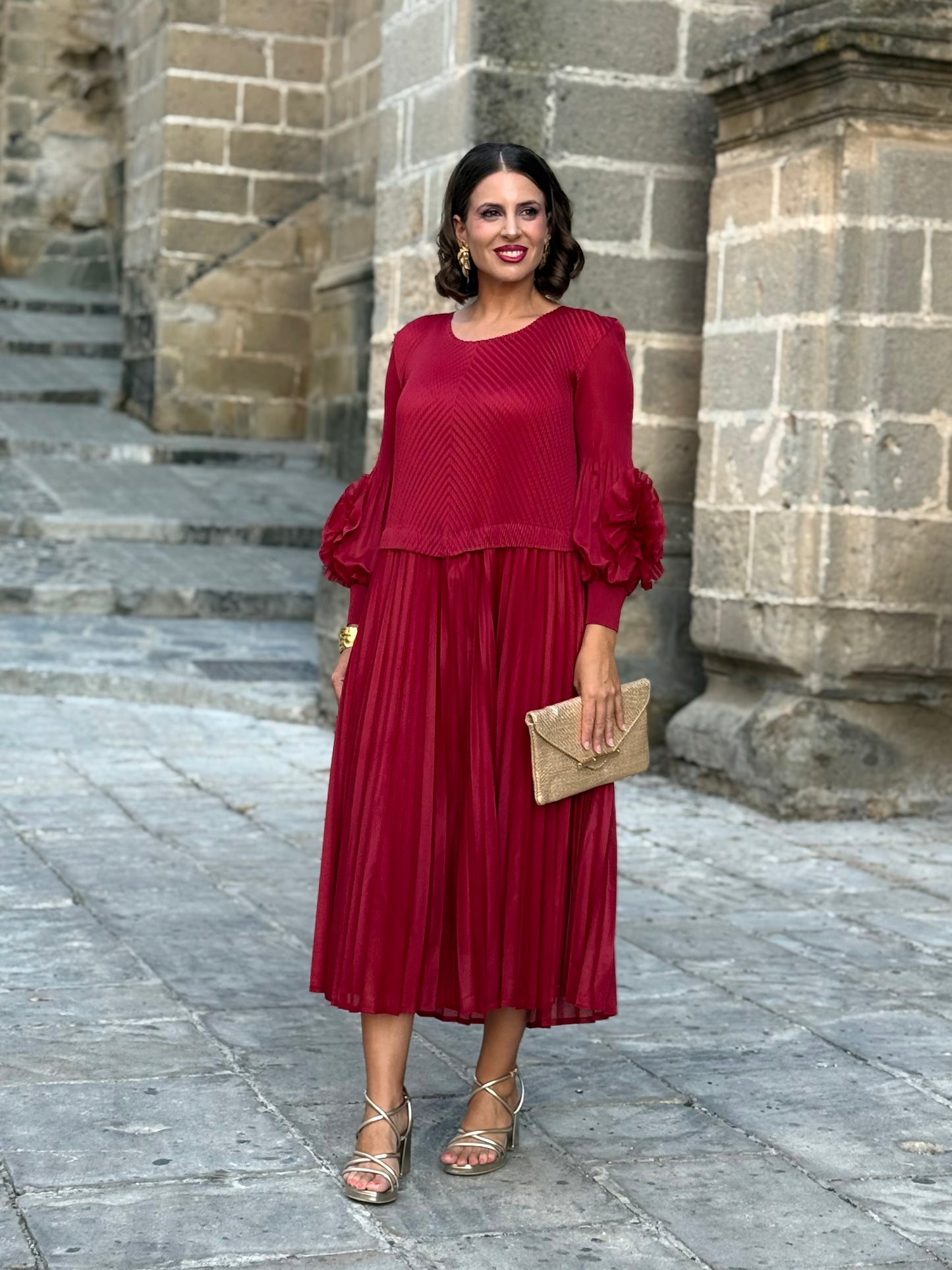 Vestido Alhambra Vino