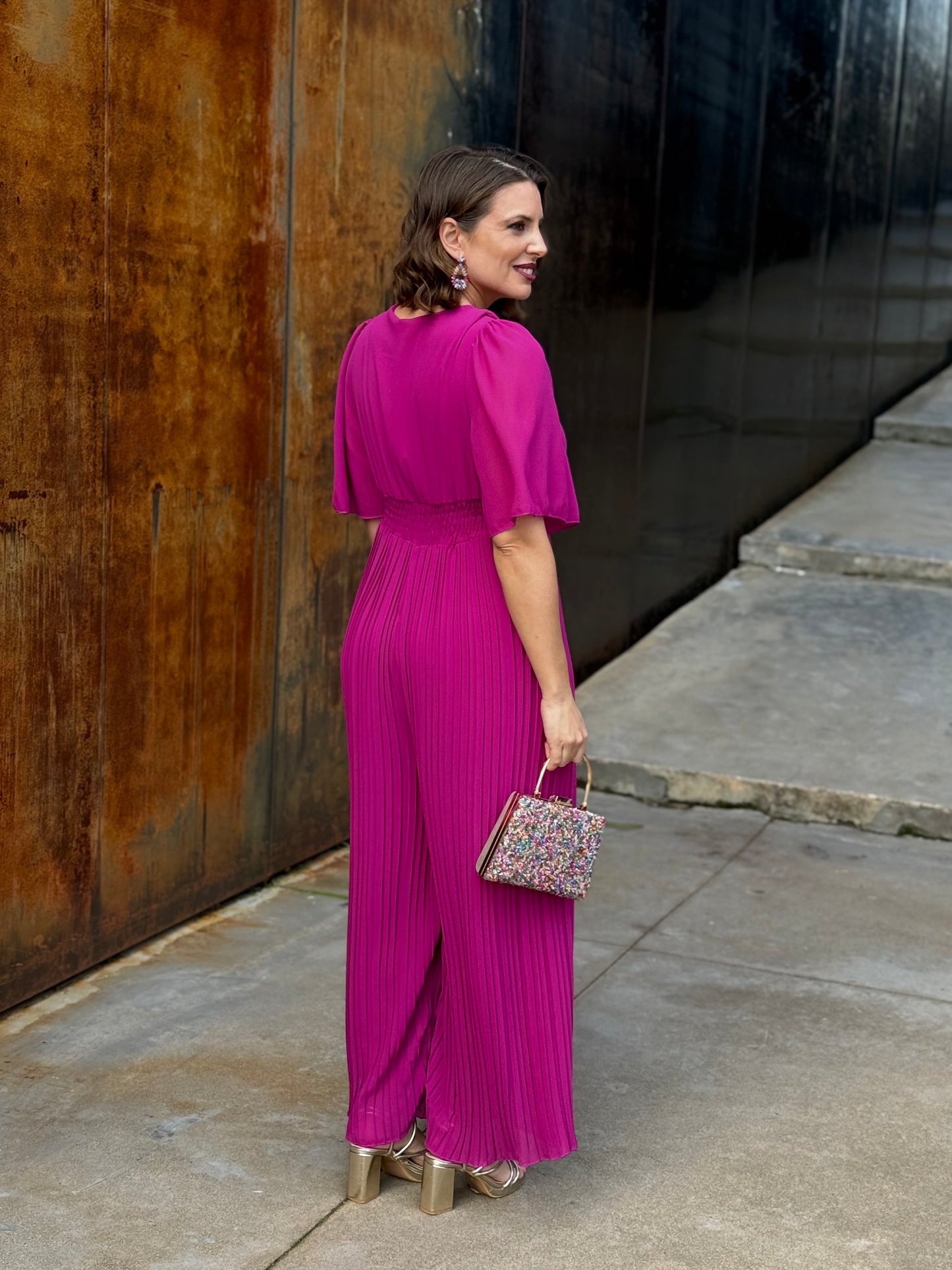 Mono plisado Buganvilla