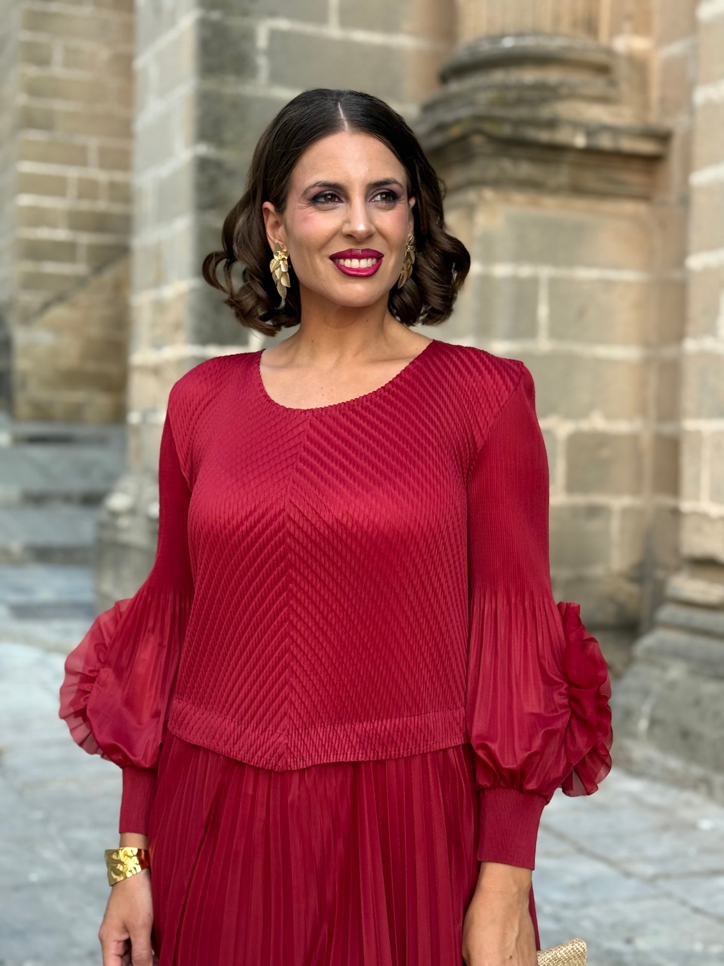 Vestido Alhambra Vino