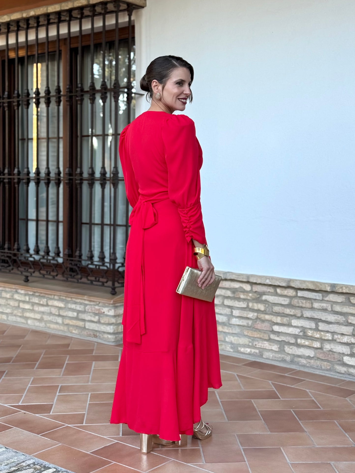 Vestido Isabela Rojo