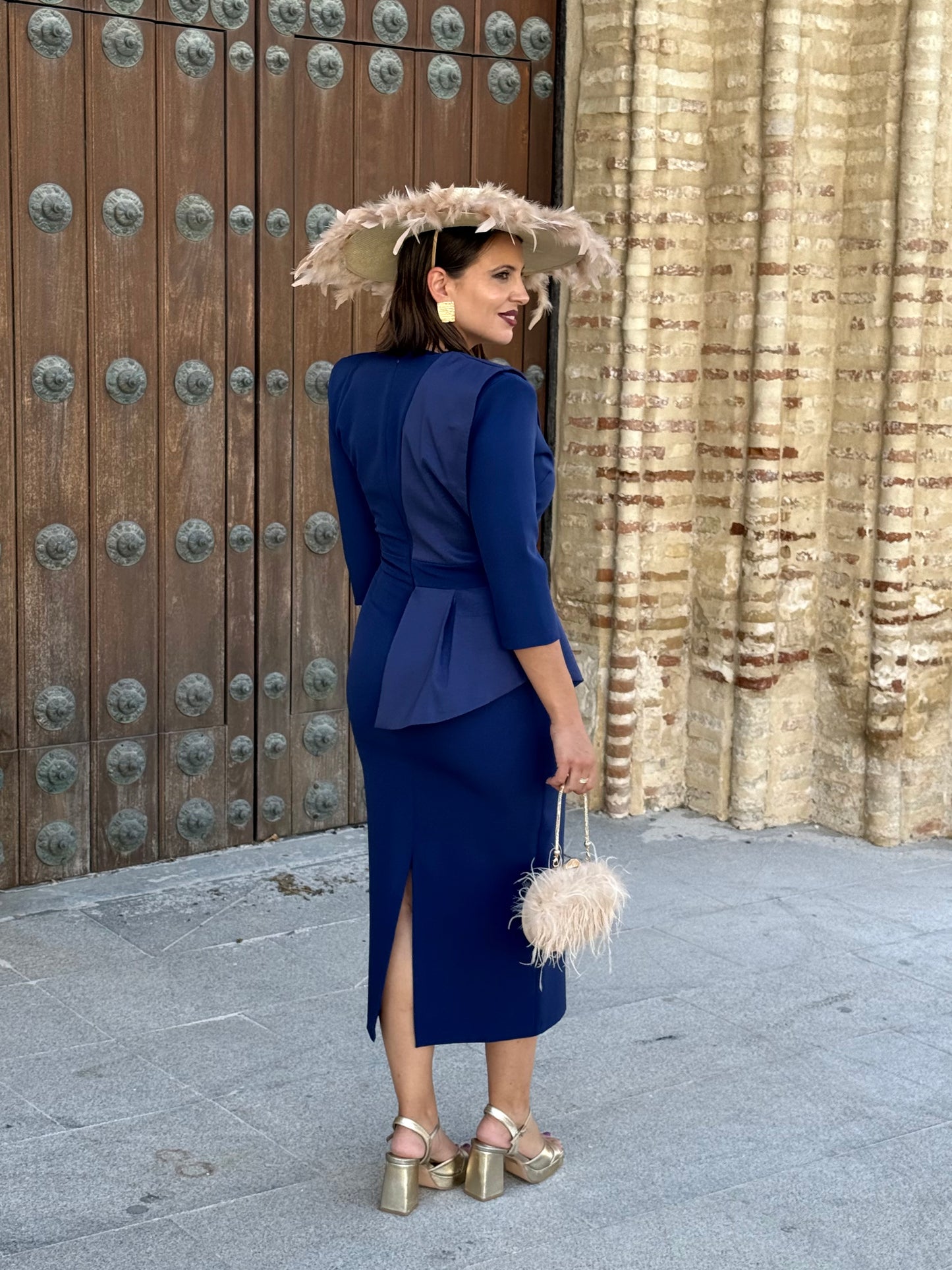 Vestido Davinia Azul Marino
