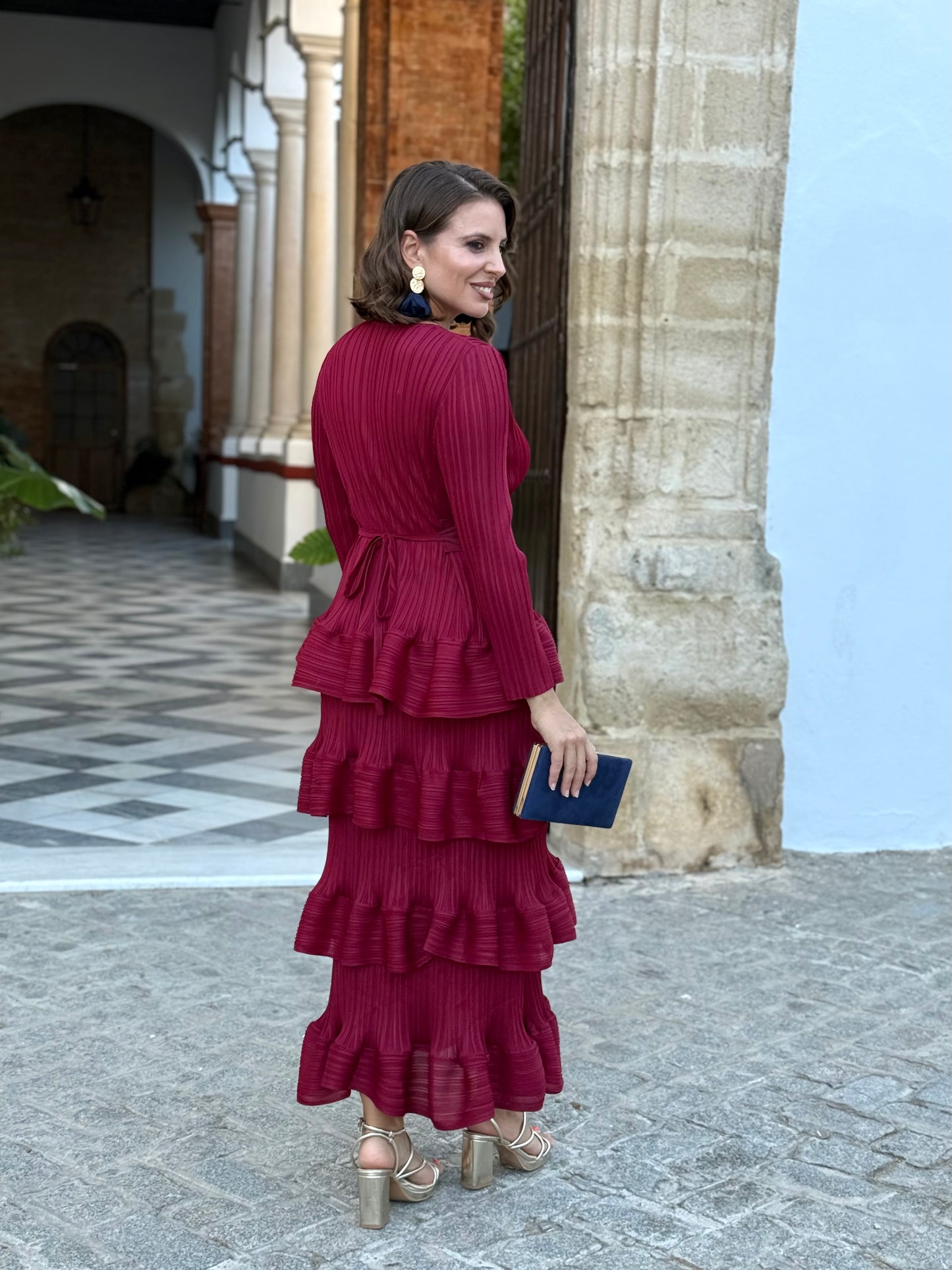 Vestido Lucrecia Vino