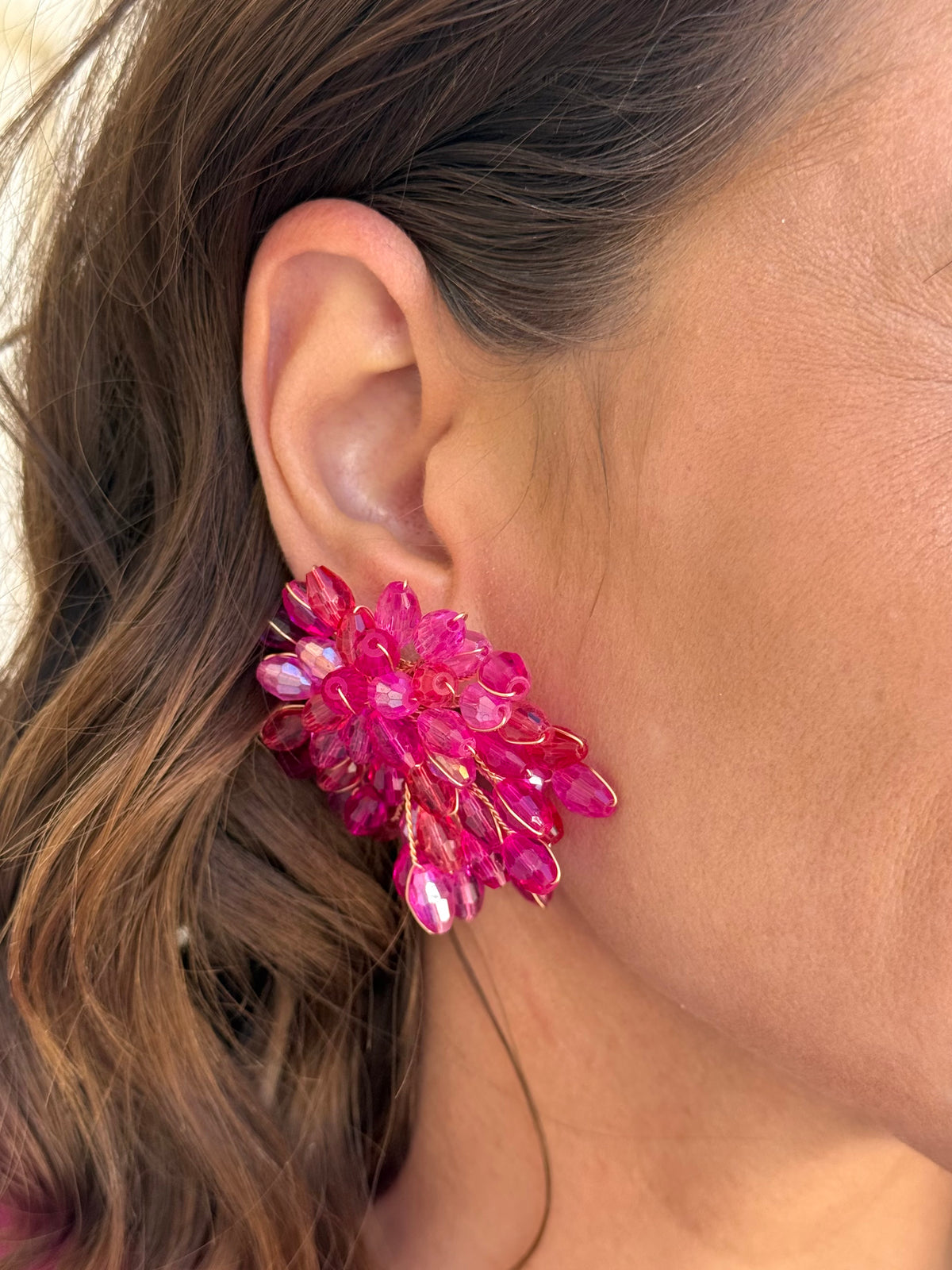 Pendientes Loreto Buganvilla