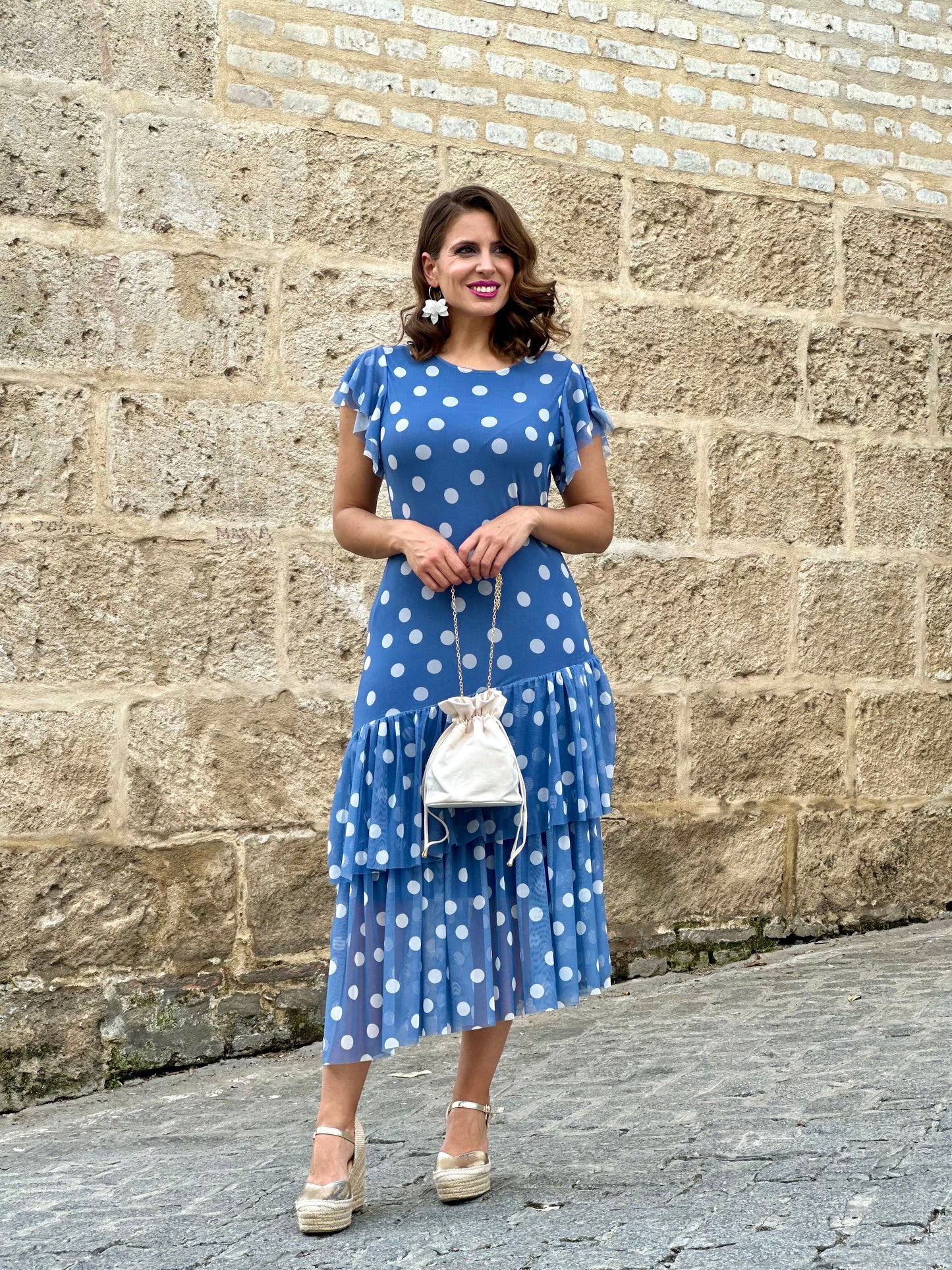 Vestido Triana Azulón