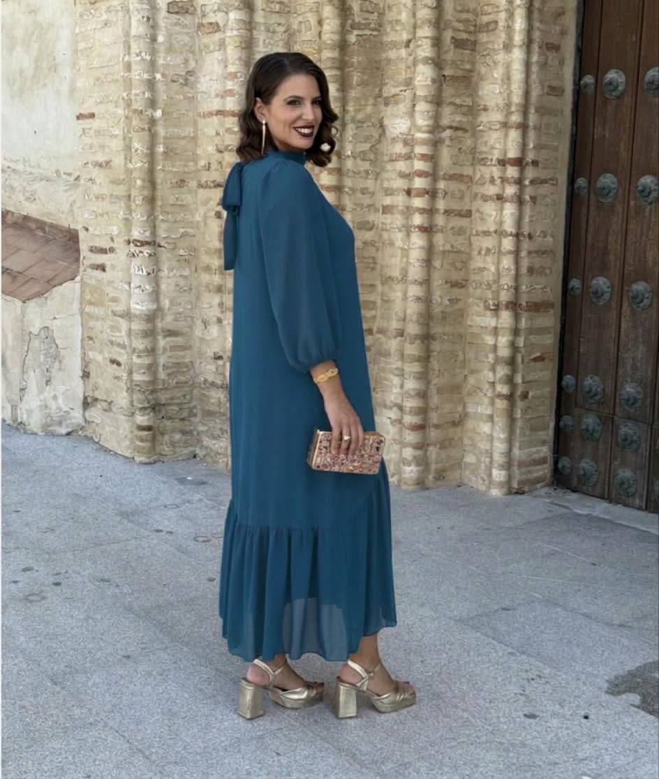 Vestido Amalia Petróleo