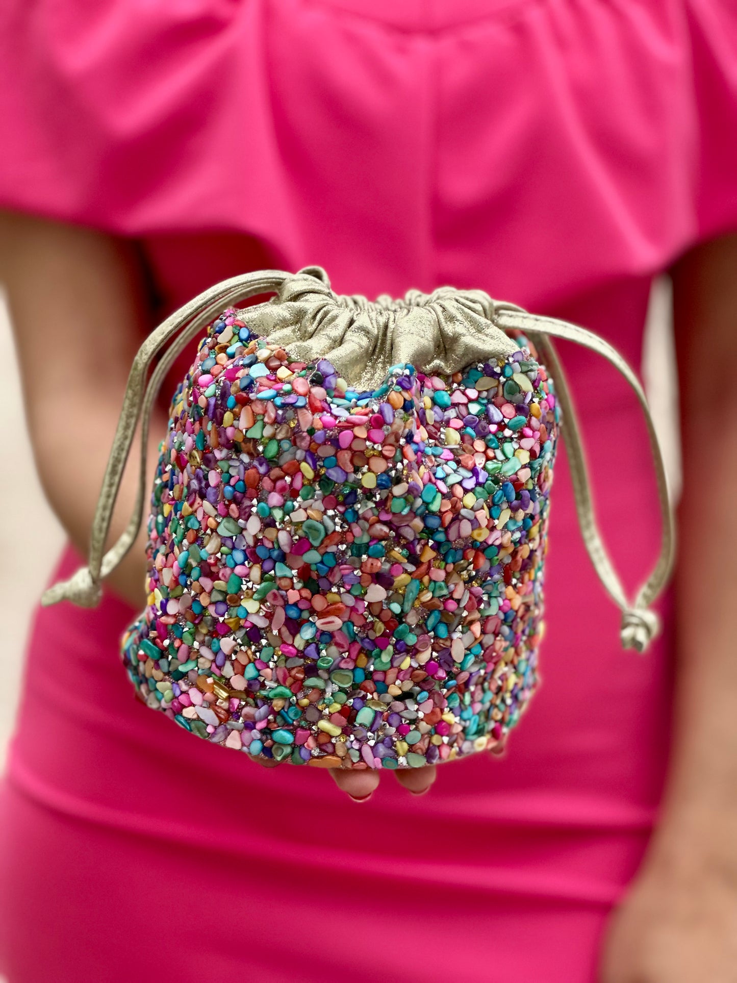 Limosnera Saco Piedras