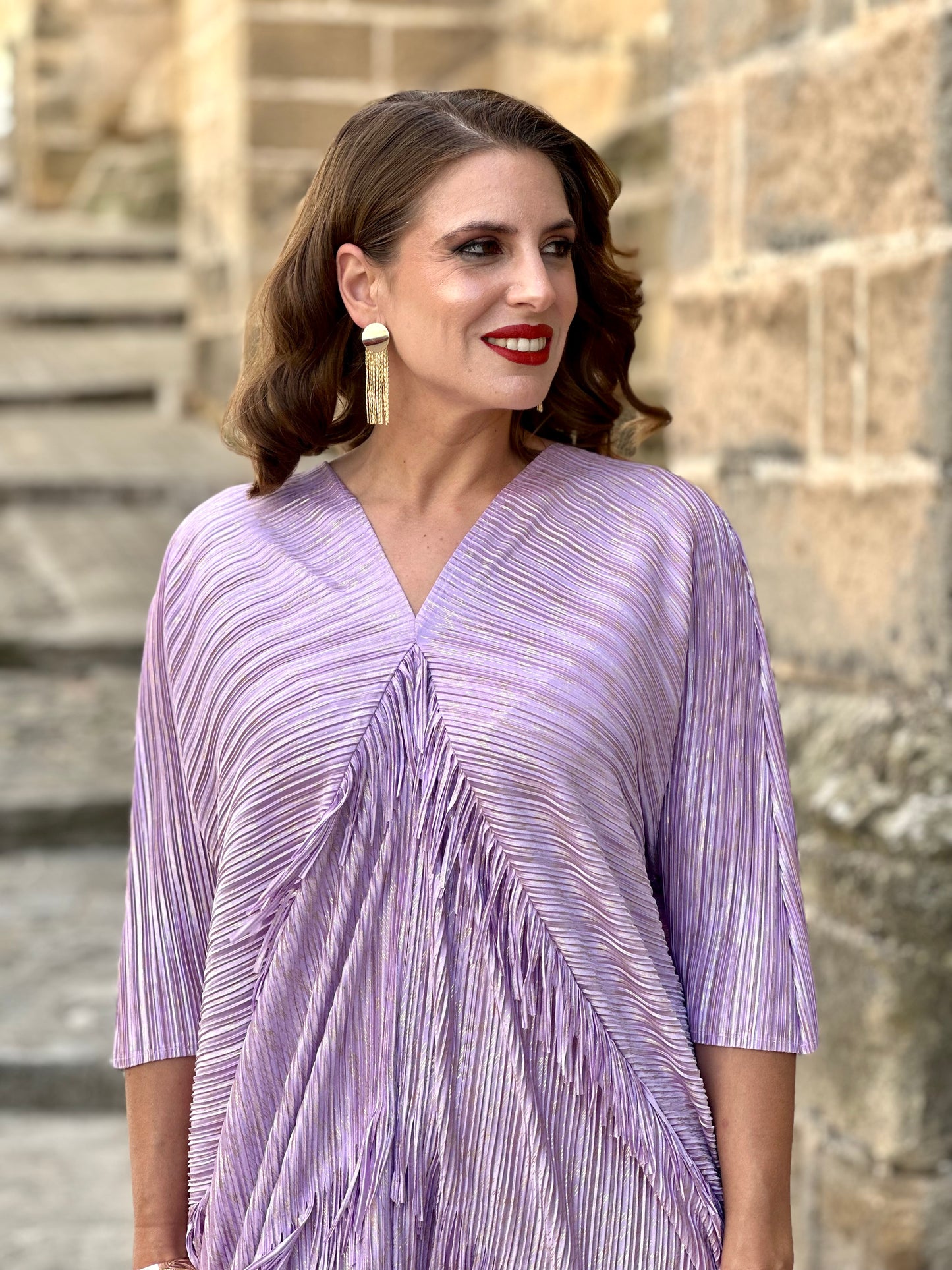 Vestido Messina Malva