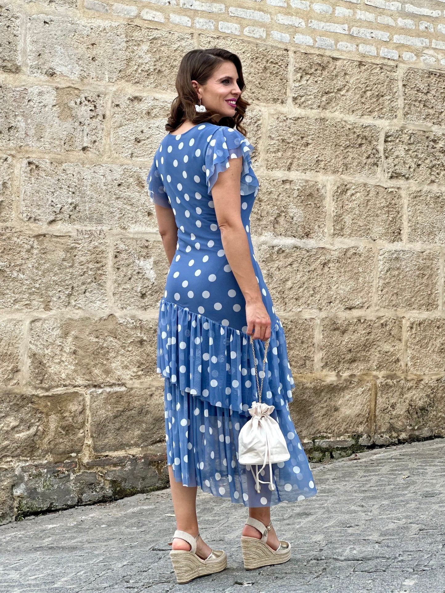 Vestido Triana Azulón