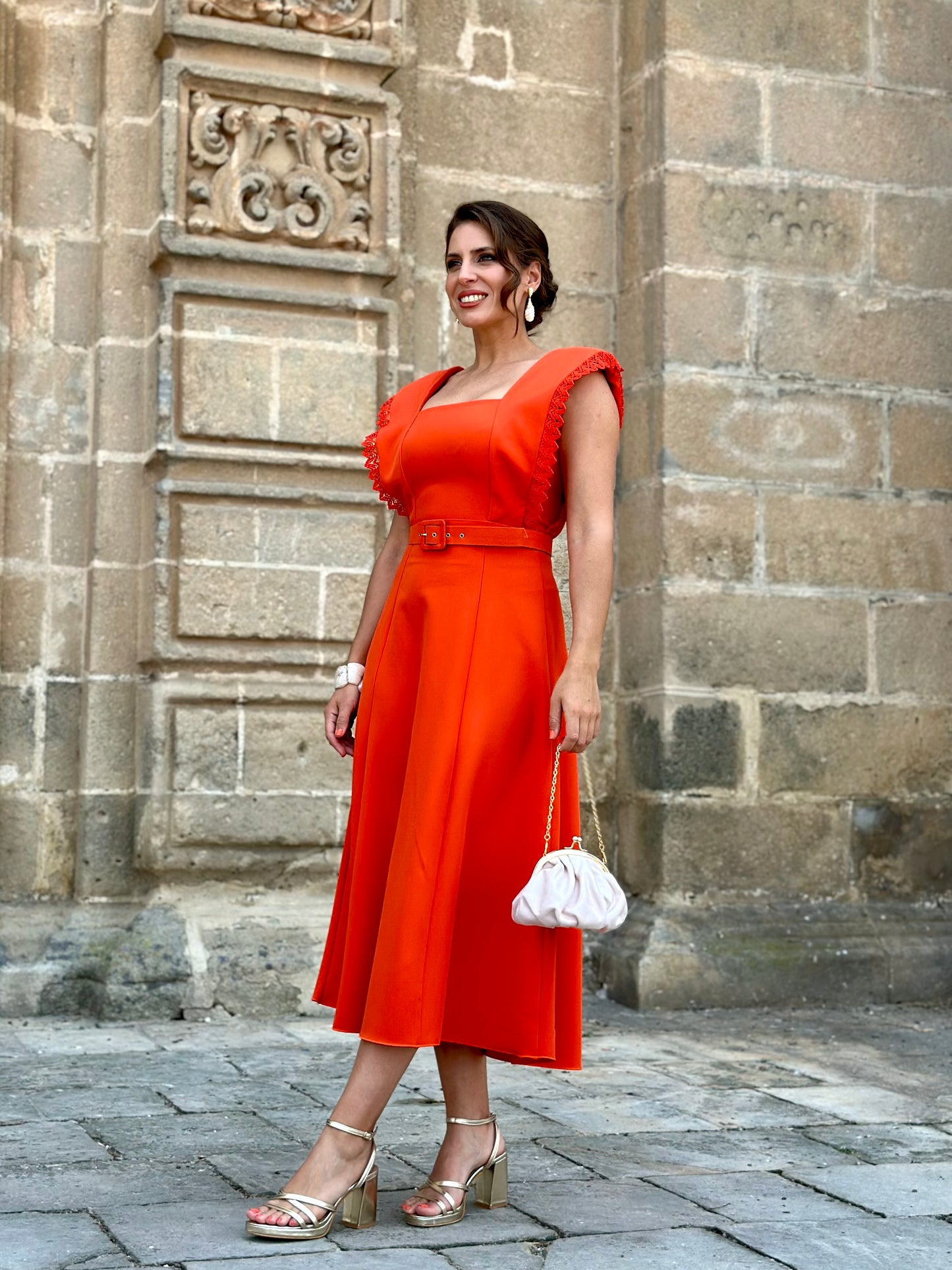 Vestido Amanecer Naranja