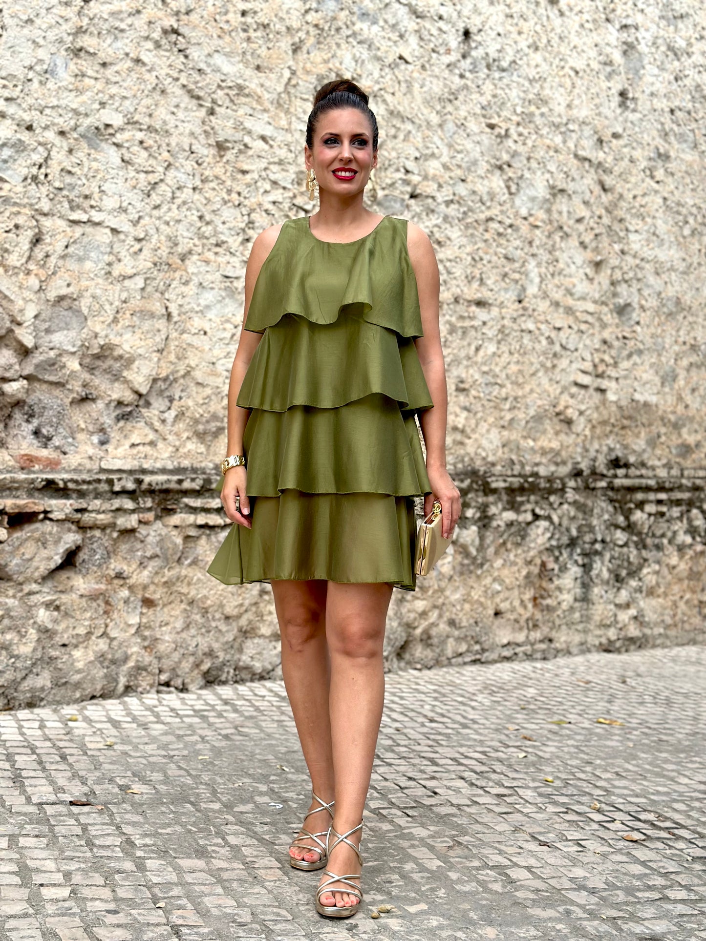 Vestido Romántico Oliva