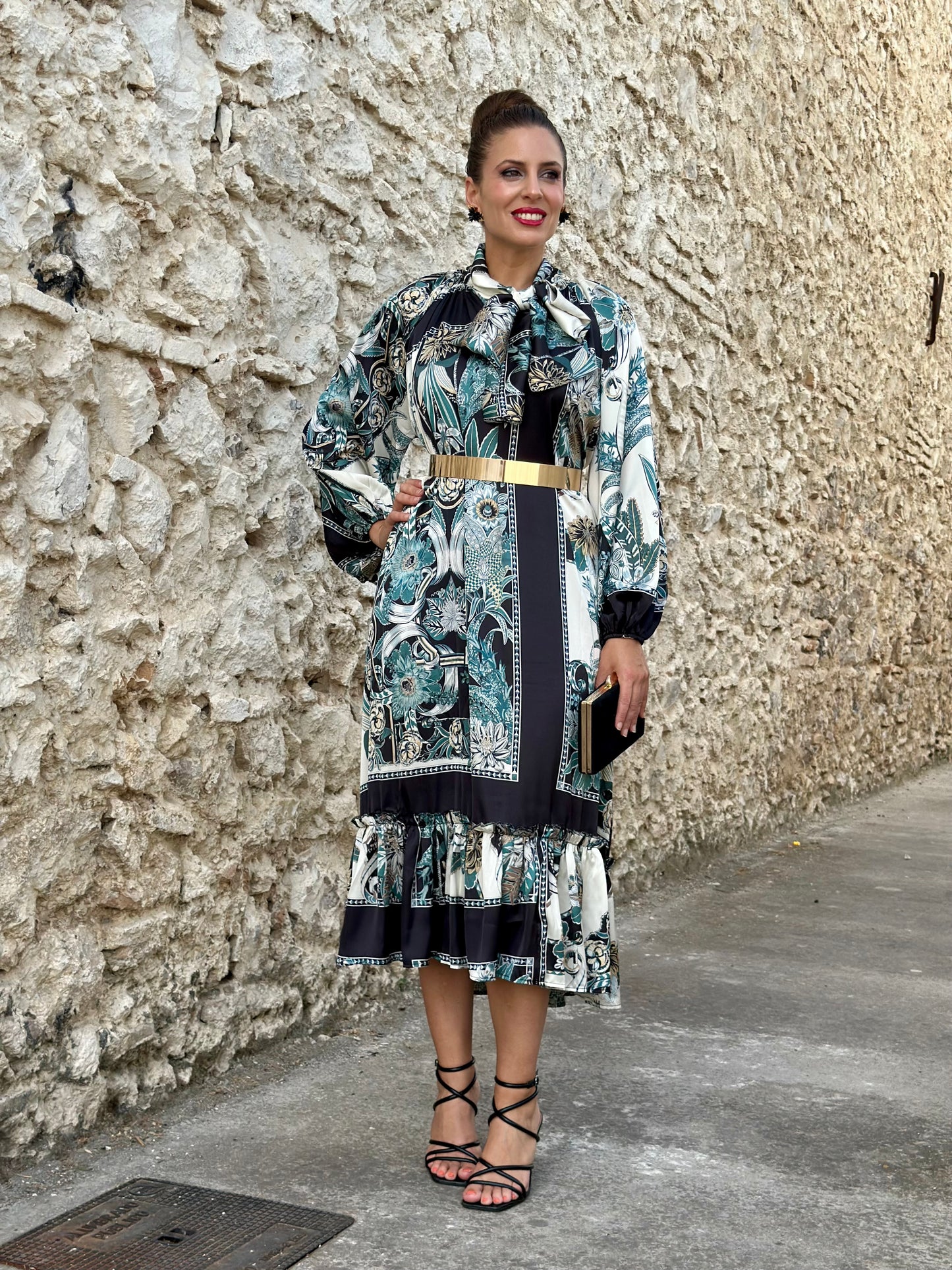 Vestido Karol Petróleo