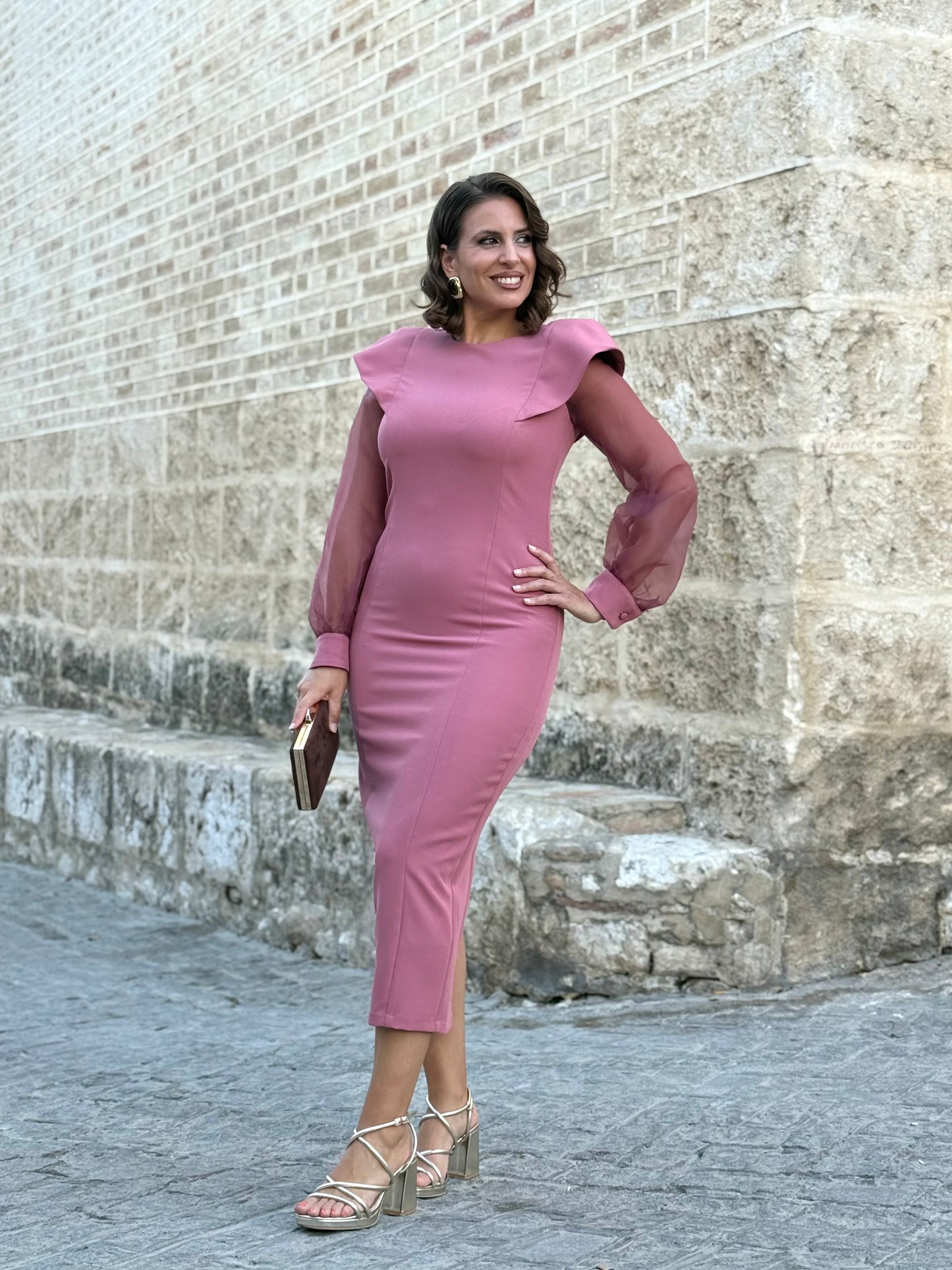 Vestido Aurora Rosa