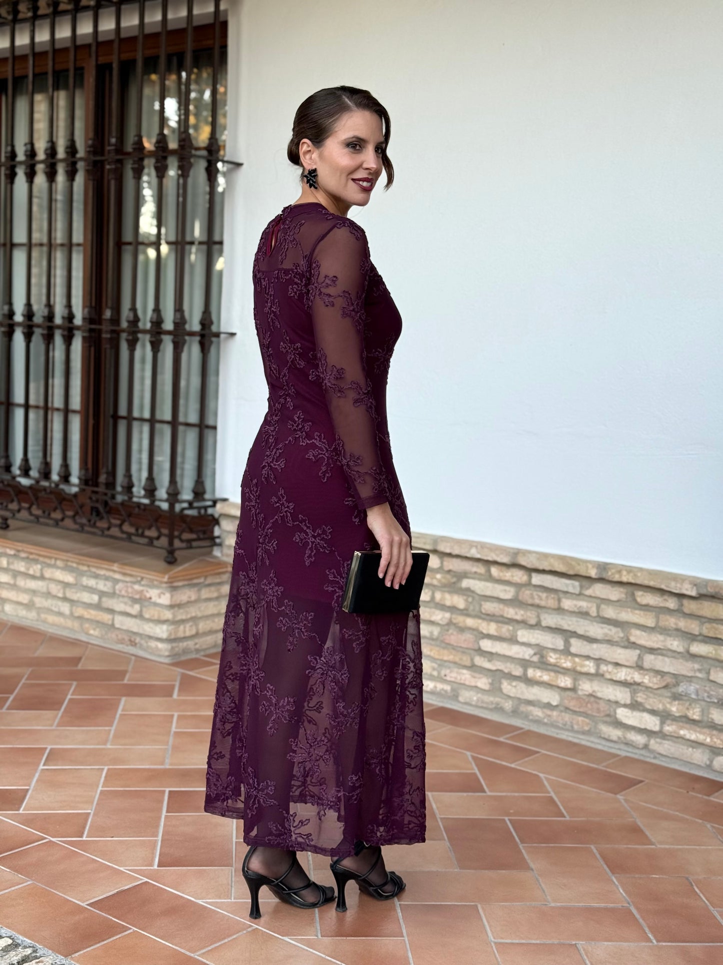 Vestido Mareva Burdeos