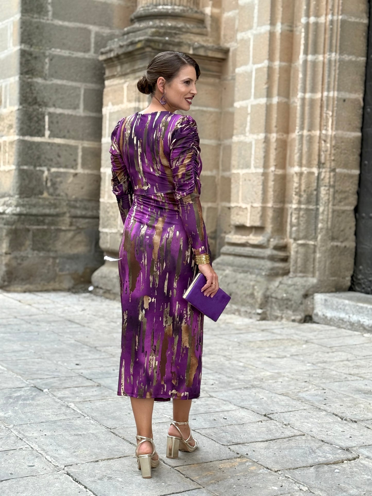 Vestido Chiara Buganvilla