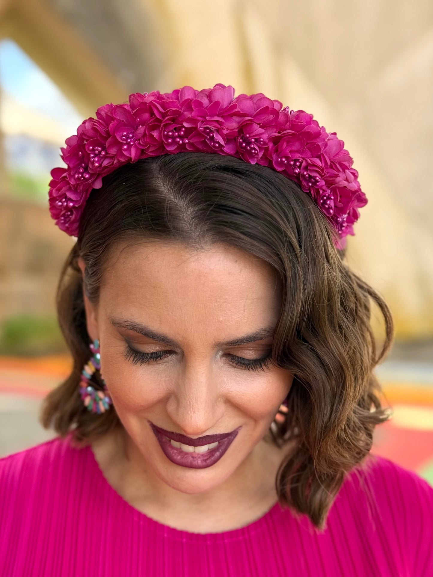 Diadema Floral Buganvilla