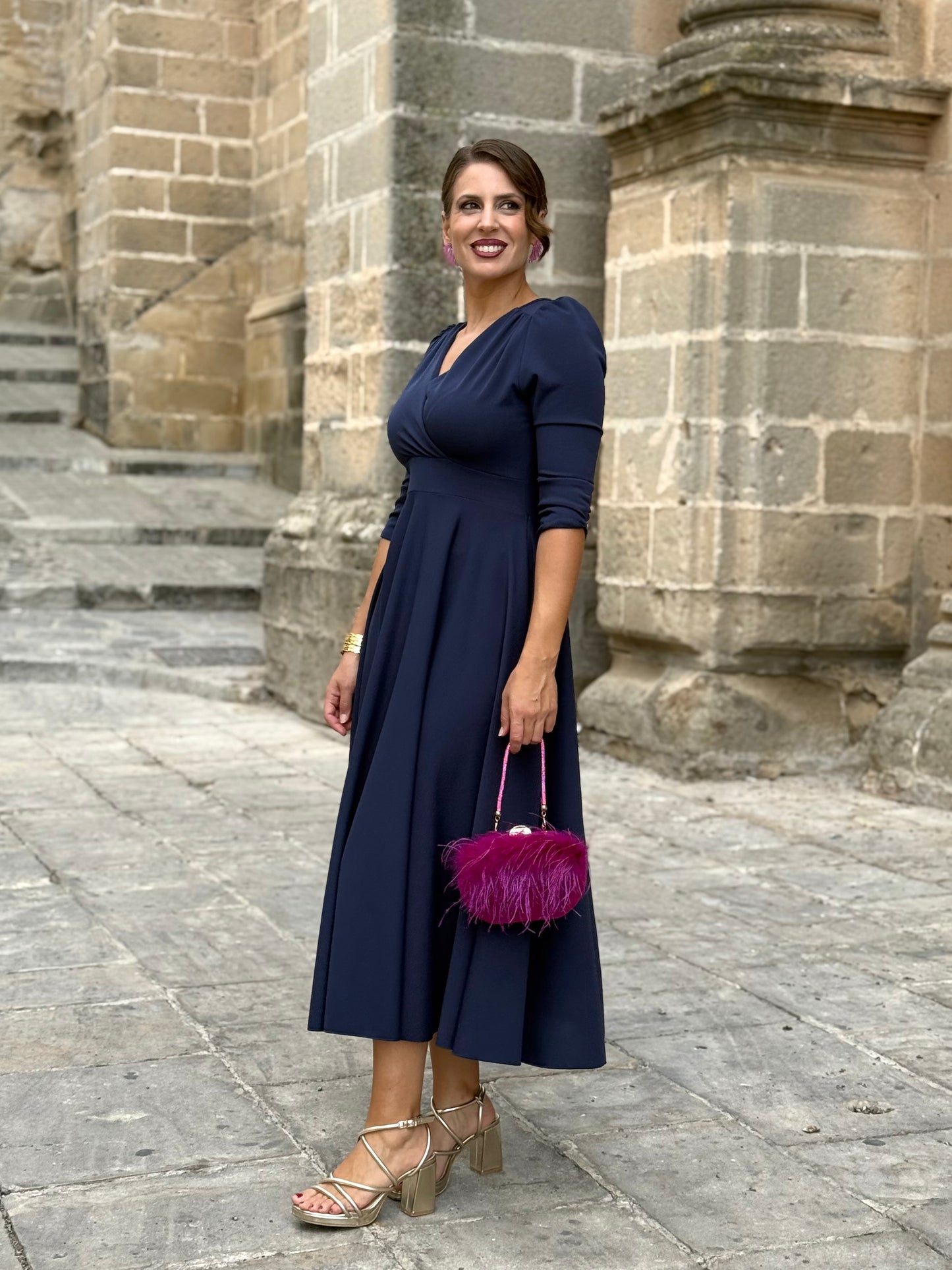 Vestido Yanet Marino