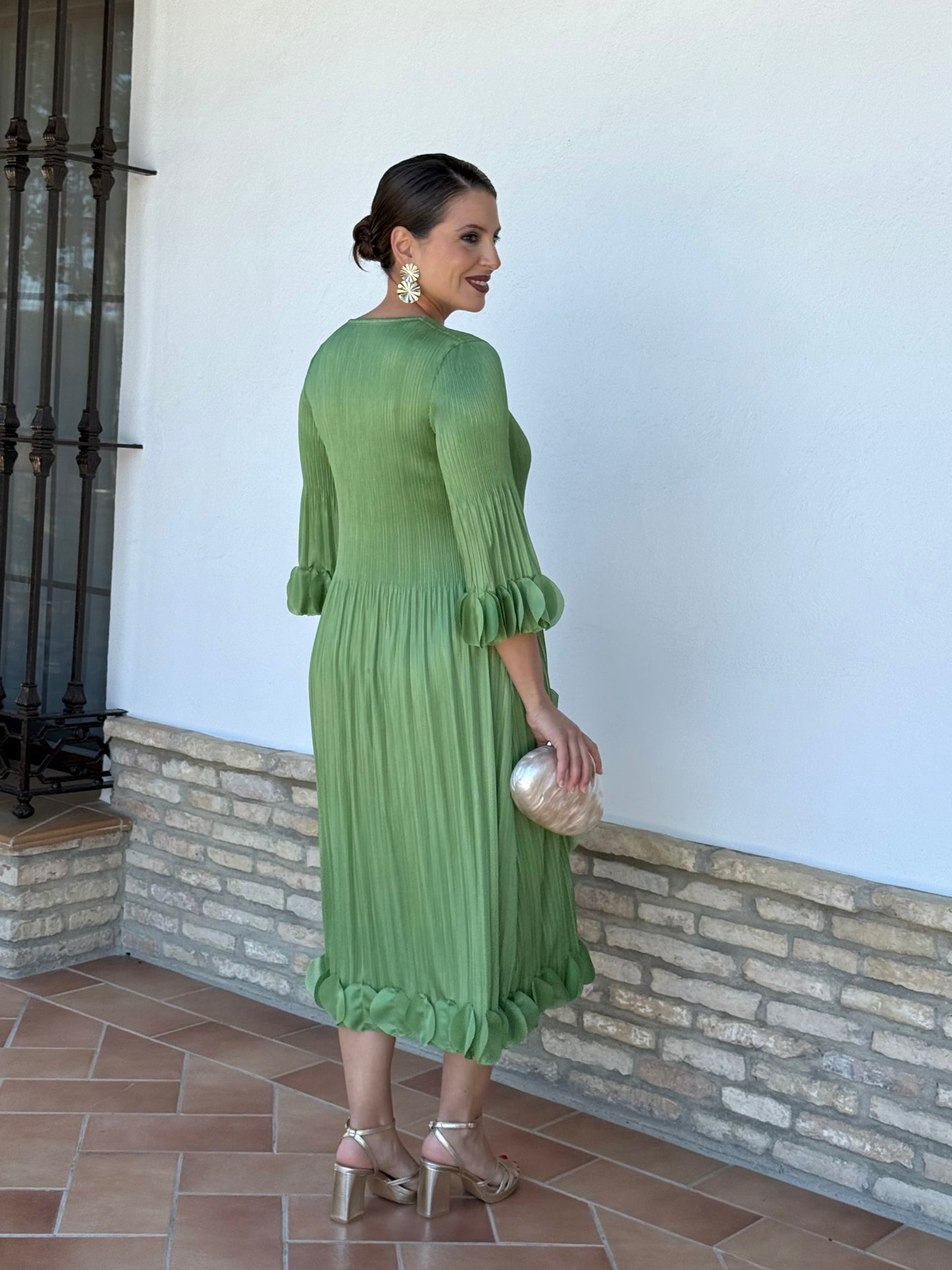 Vestido Anastasia Verde Manzana