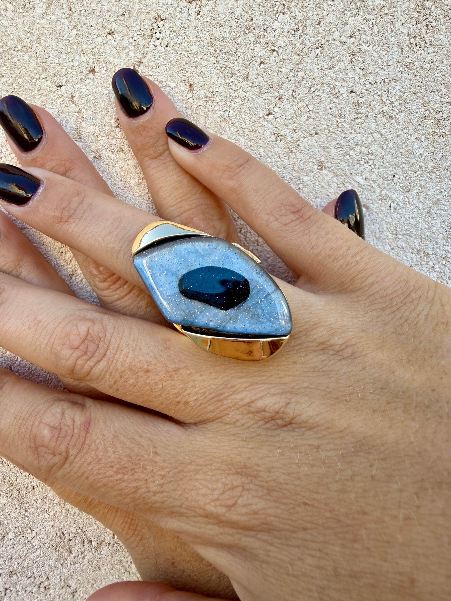 Anillo Eclipse Dorado