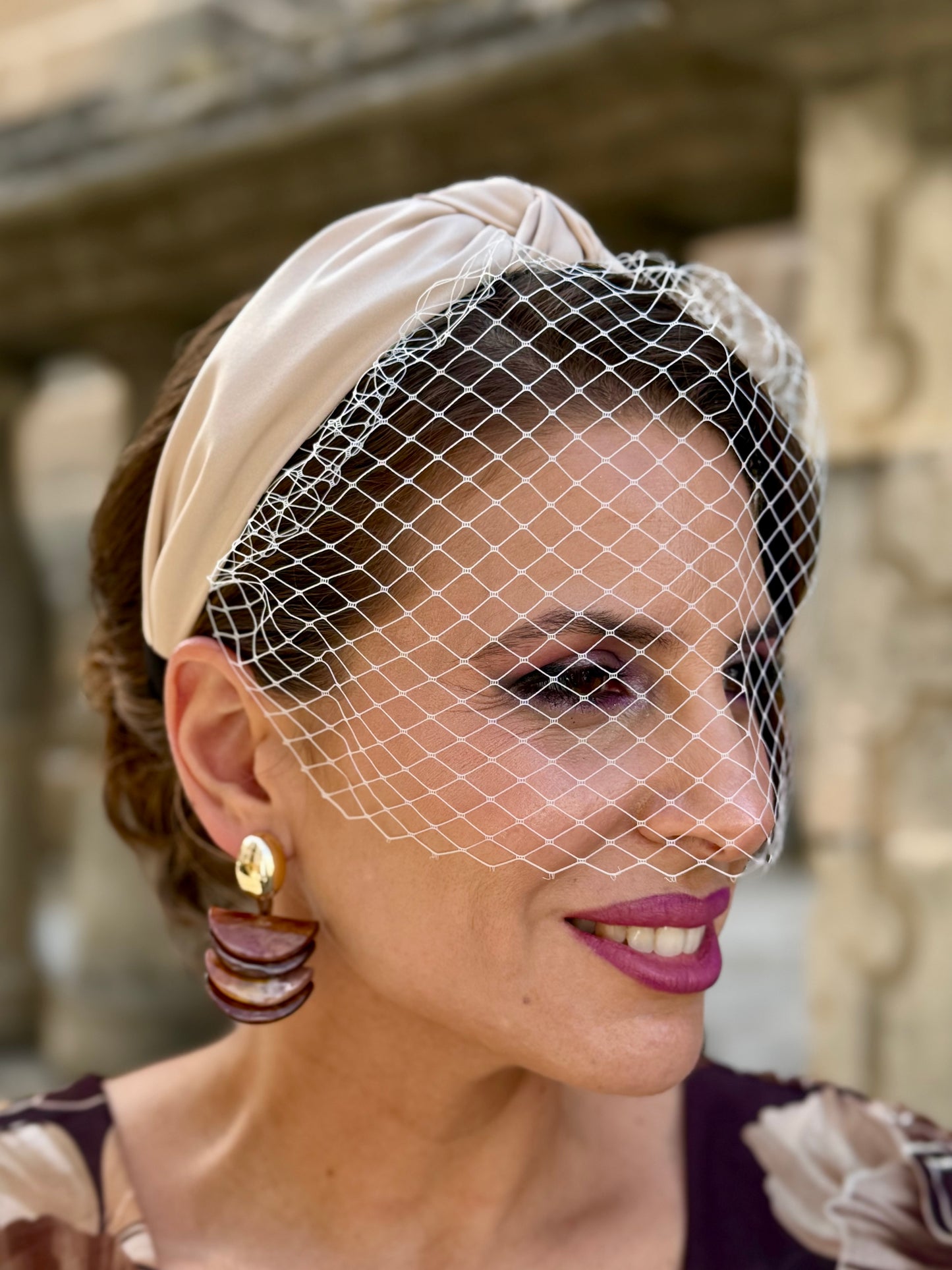 Diadema Córdoba Beige