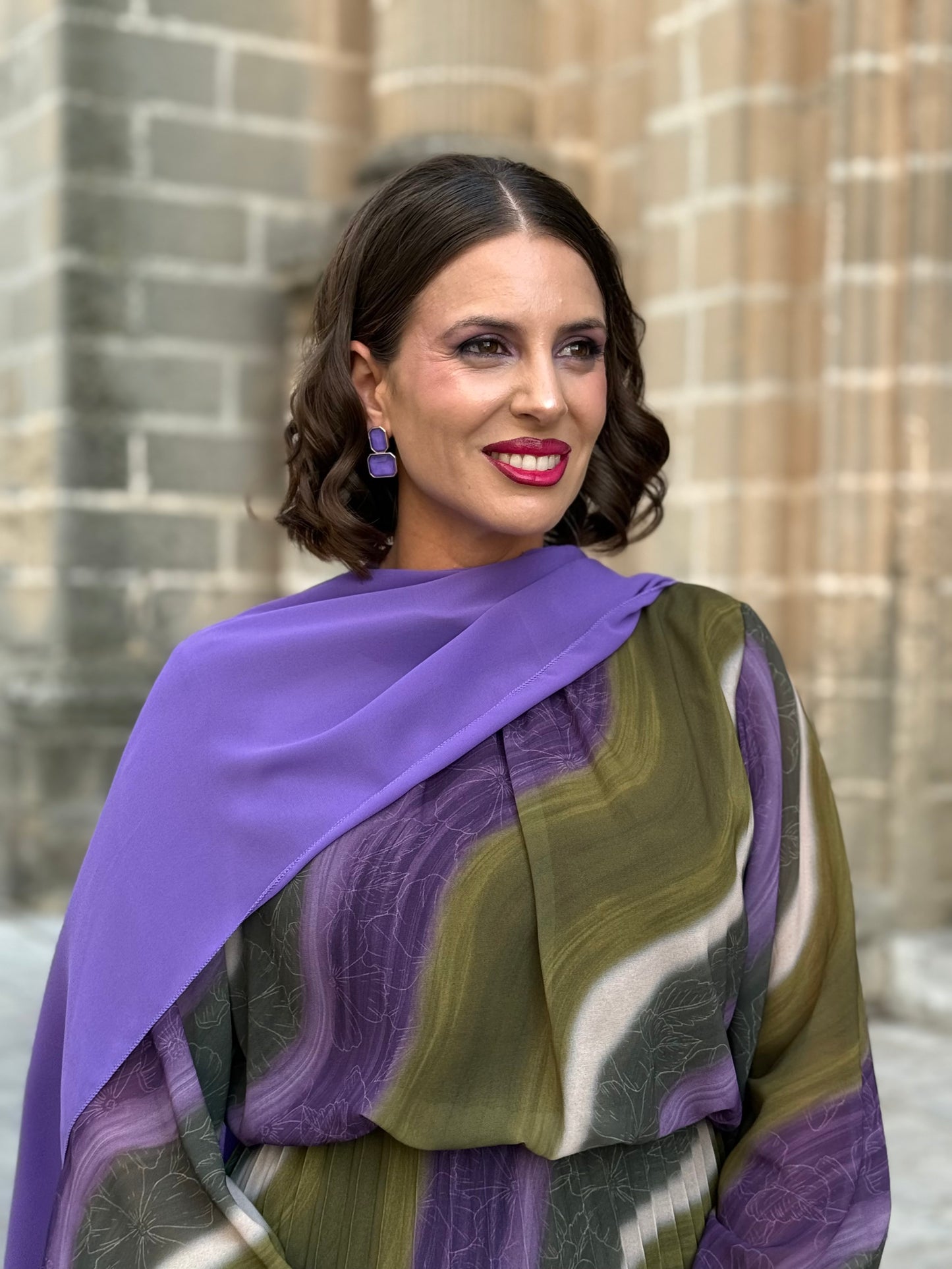 Capa De Gasa Morada