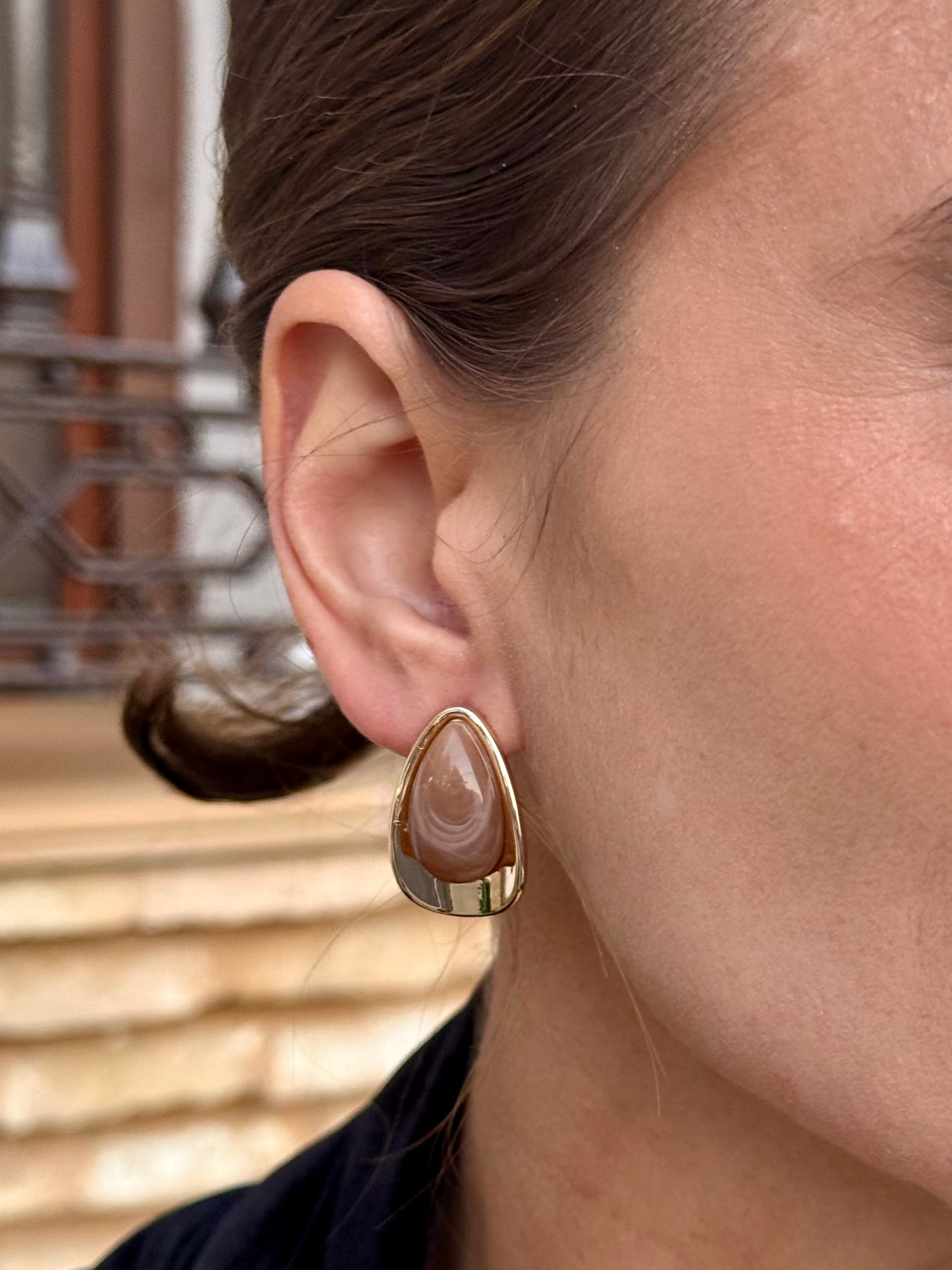 Pendientes Vera Marrón