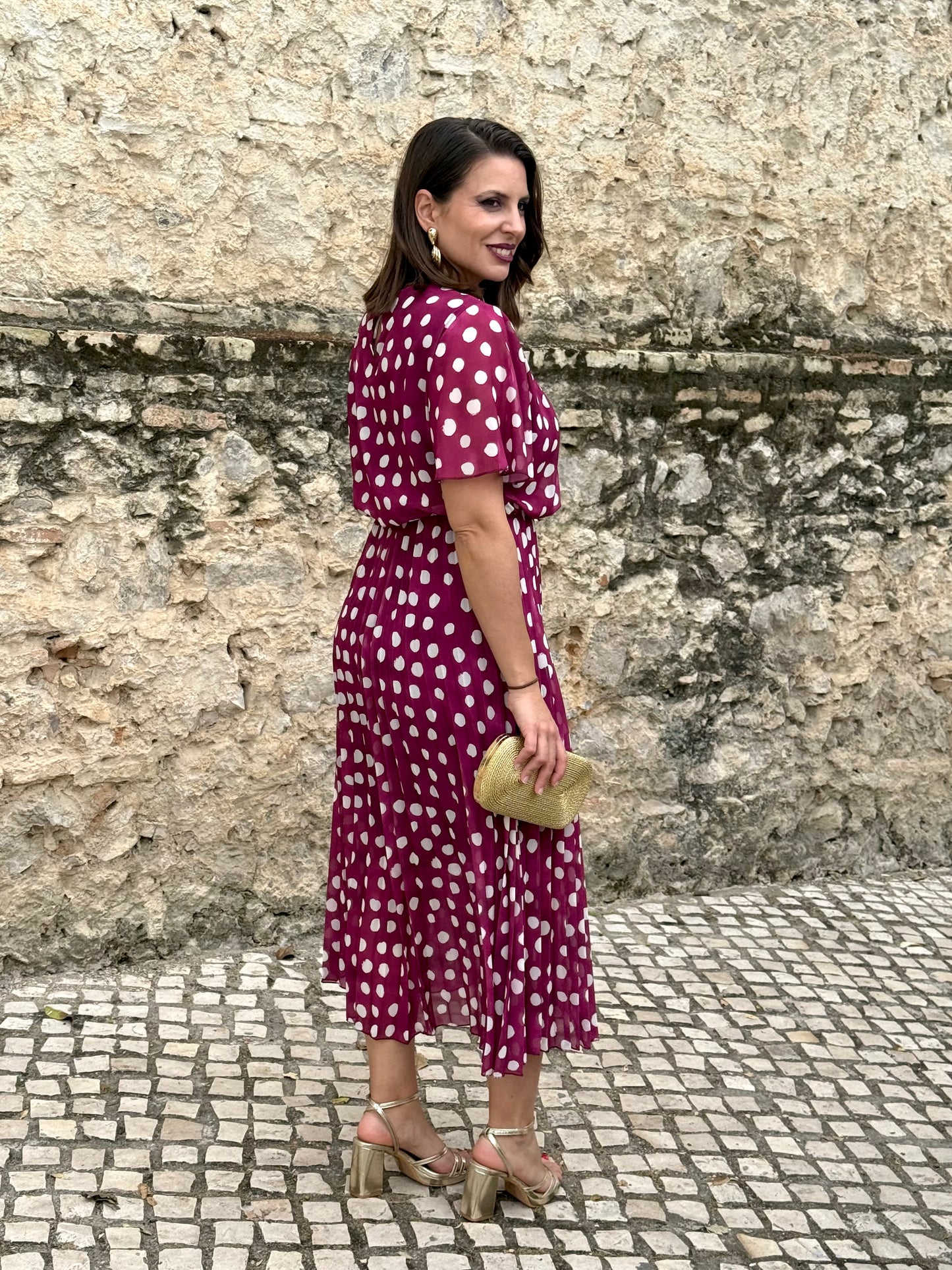Vestido Bruma Lunar Buganvilla