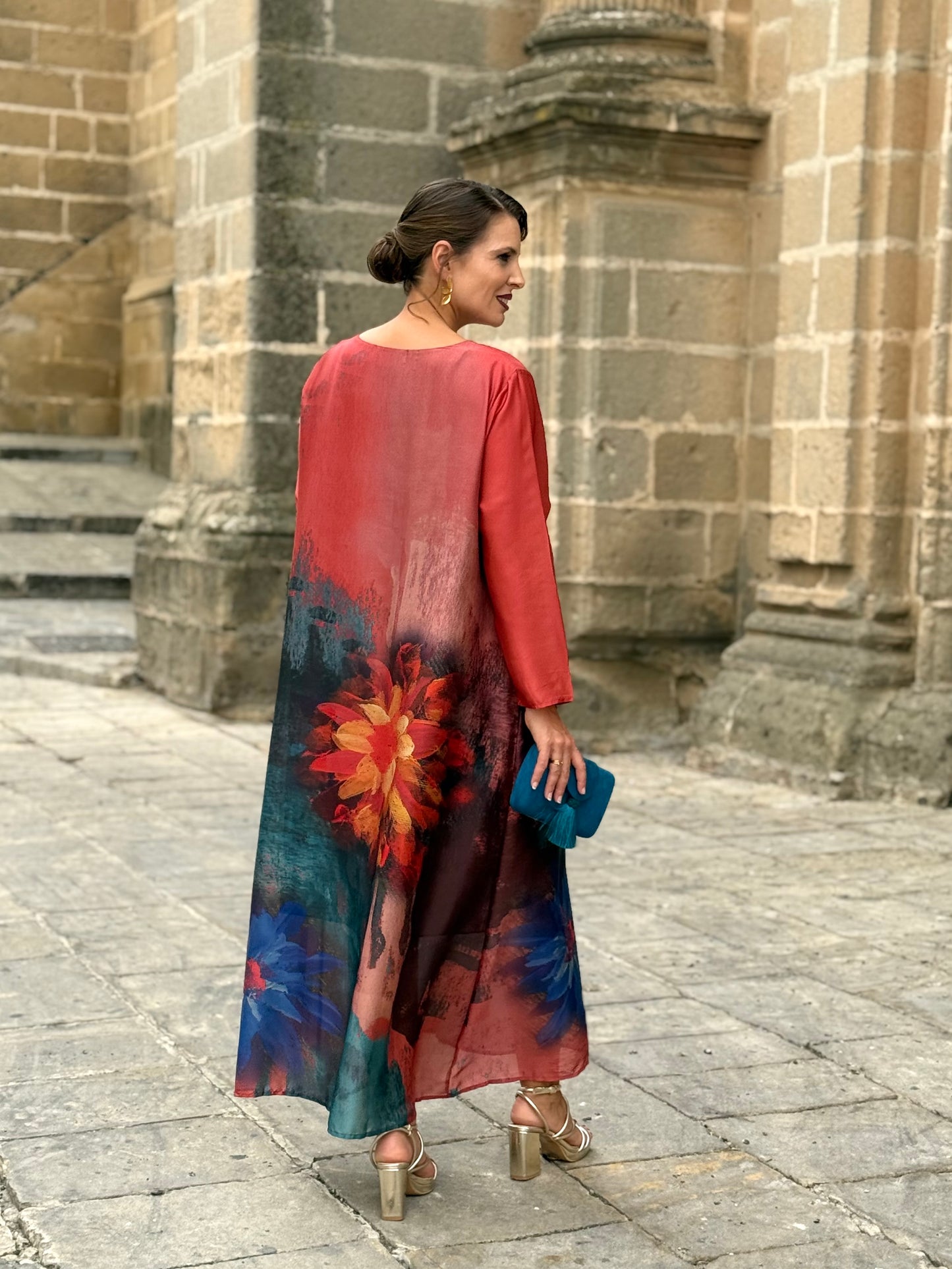 Vestido Gardenia Coral