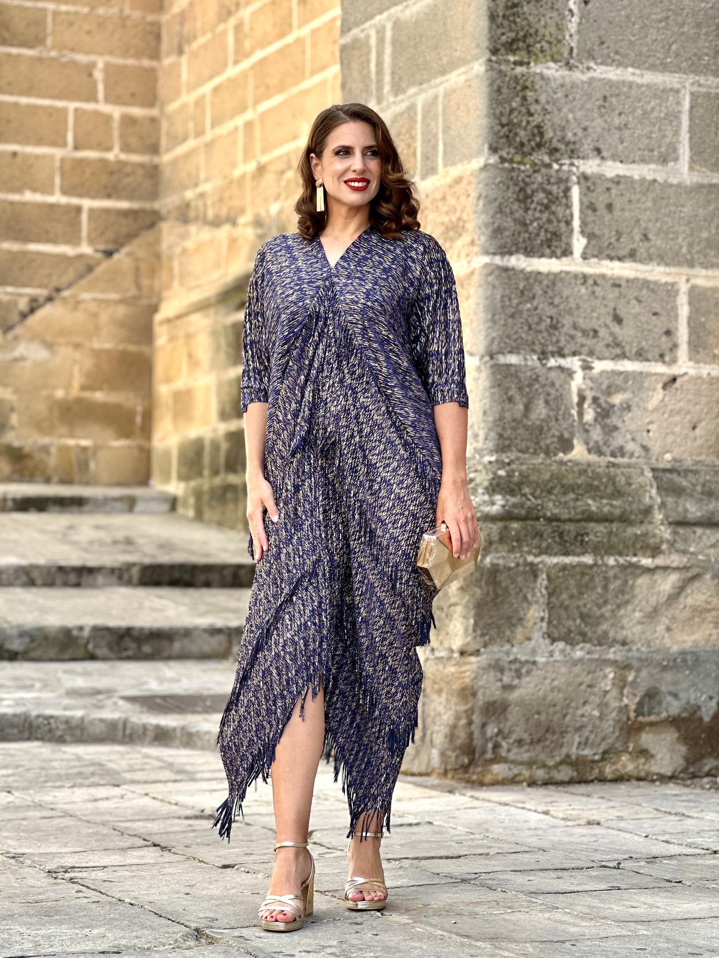 Vestido Messina Marino