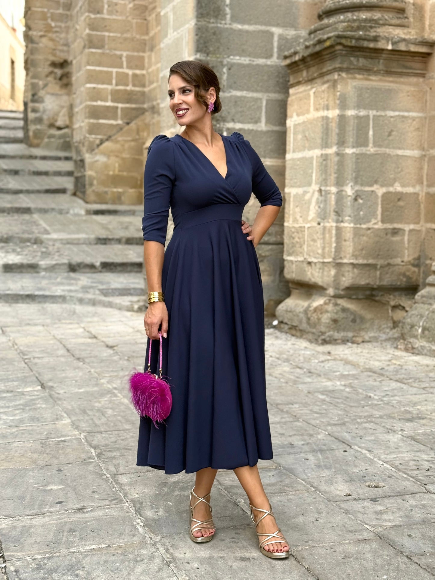 Vestido Yanet Marino