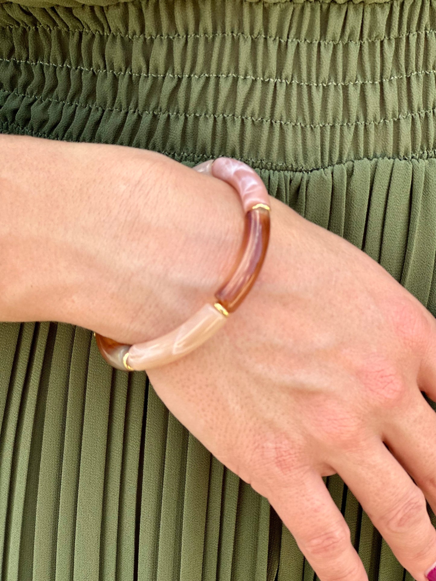 Pulsera Lisa Camel
