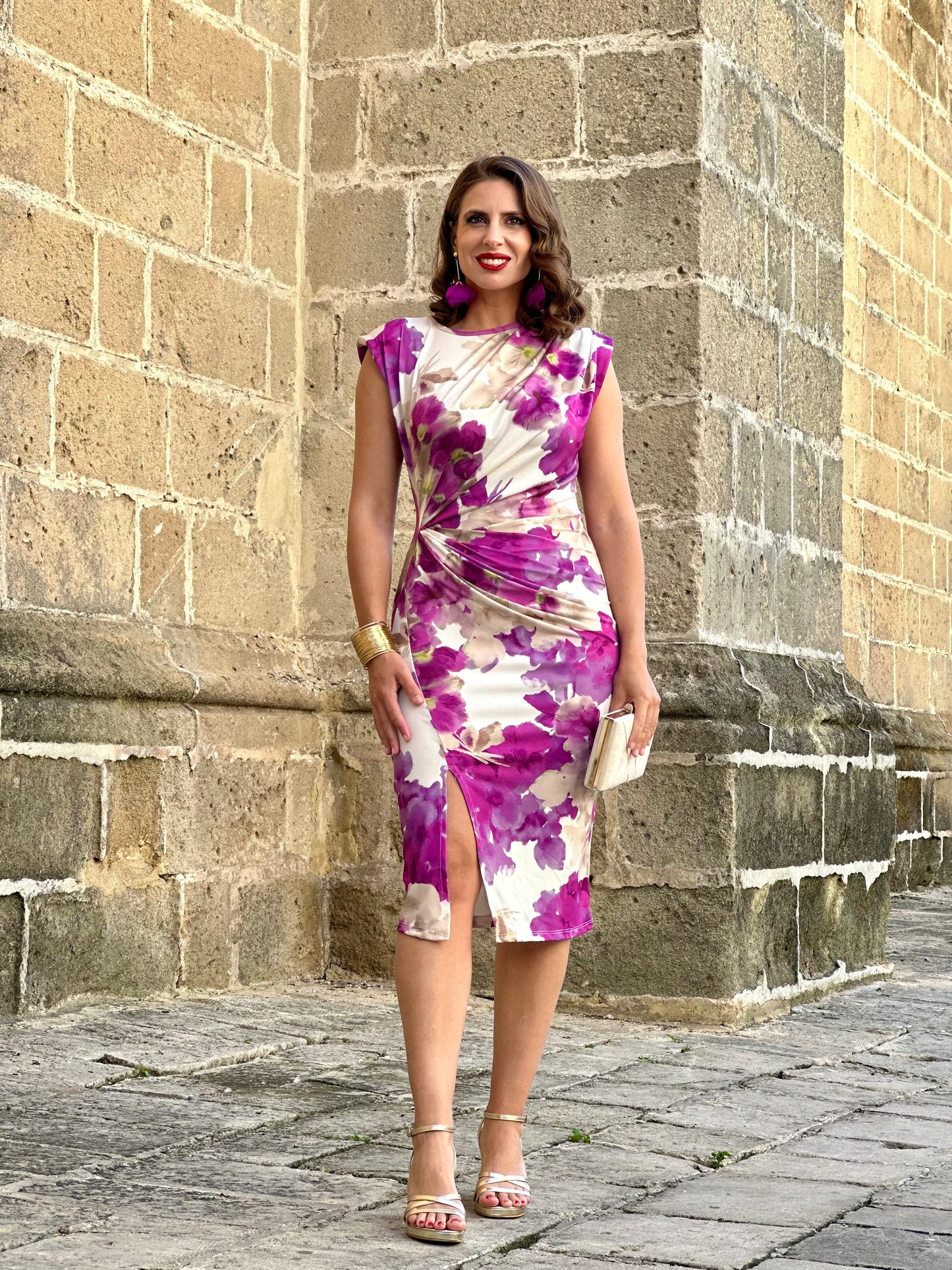 Vestido Pilar Buganvilla
