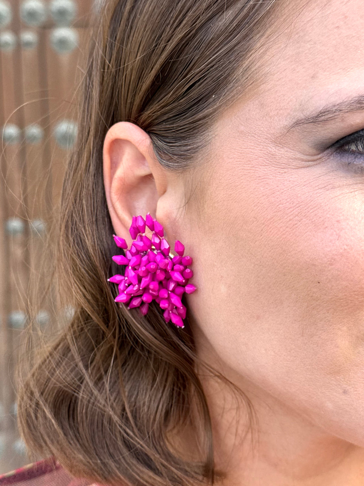 Pendientes Susi Fucsia