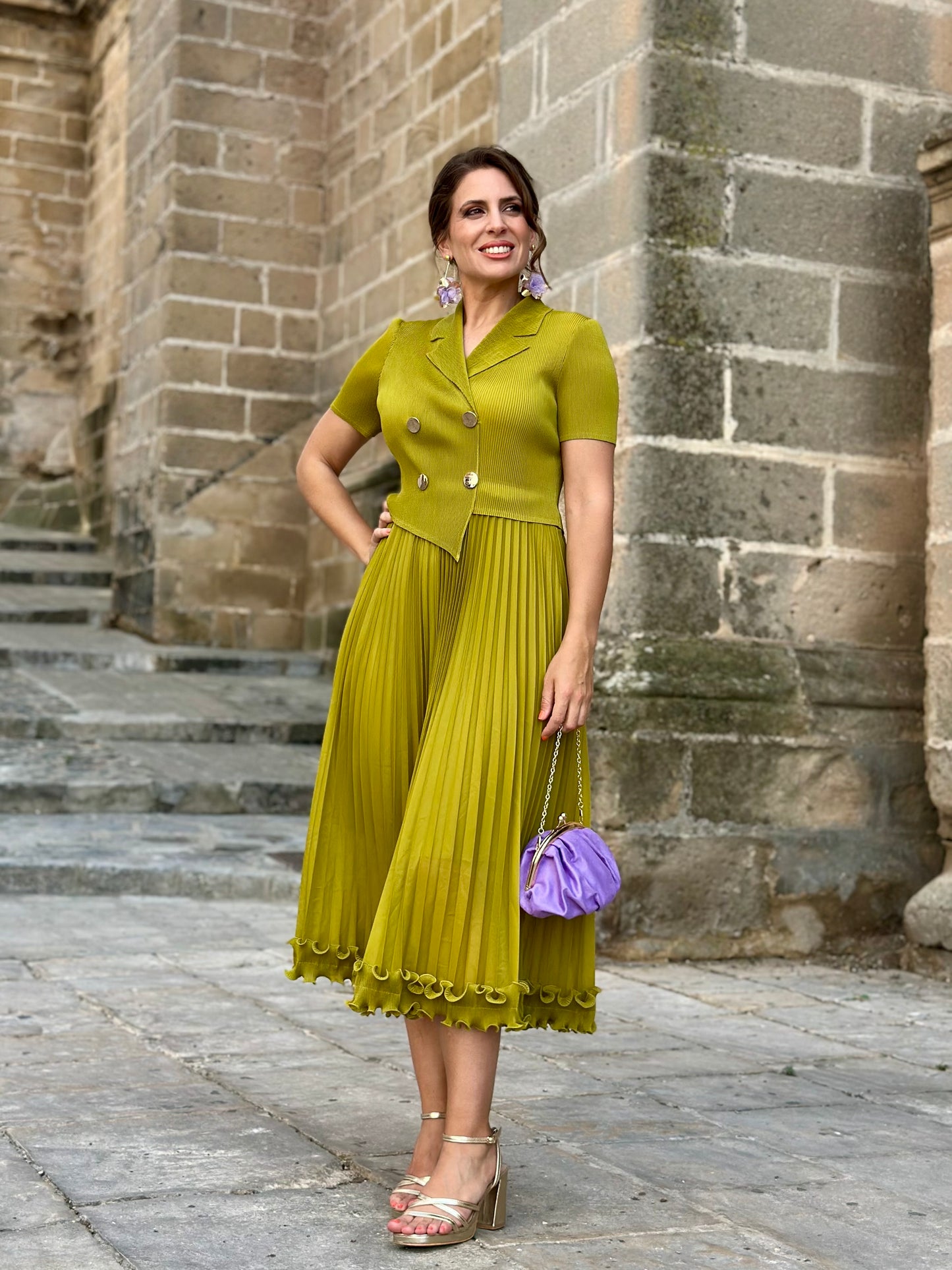 Vestido Siena Pistacho