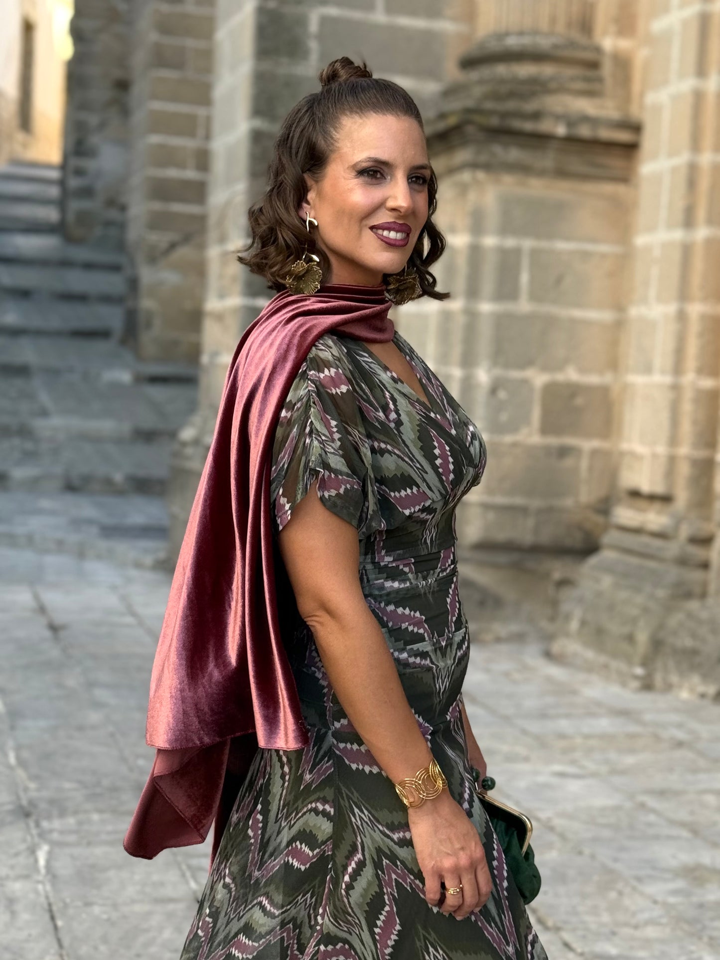 Capa Terciopelo Rosada
