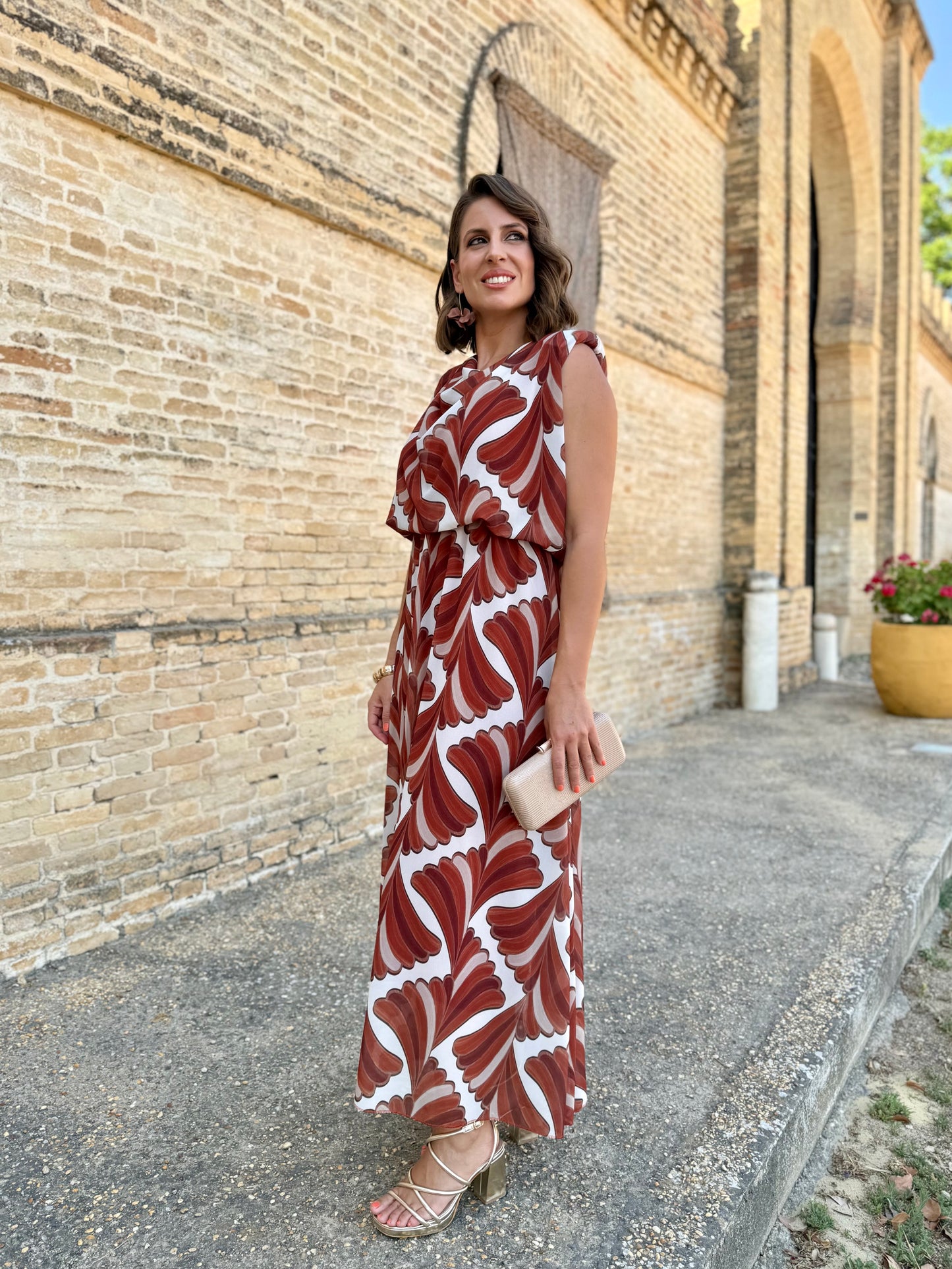 Vestido Oriana Teja
