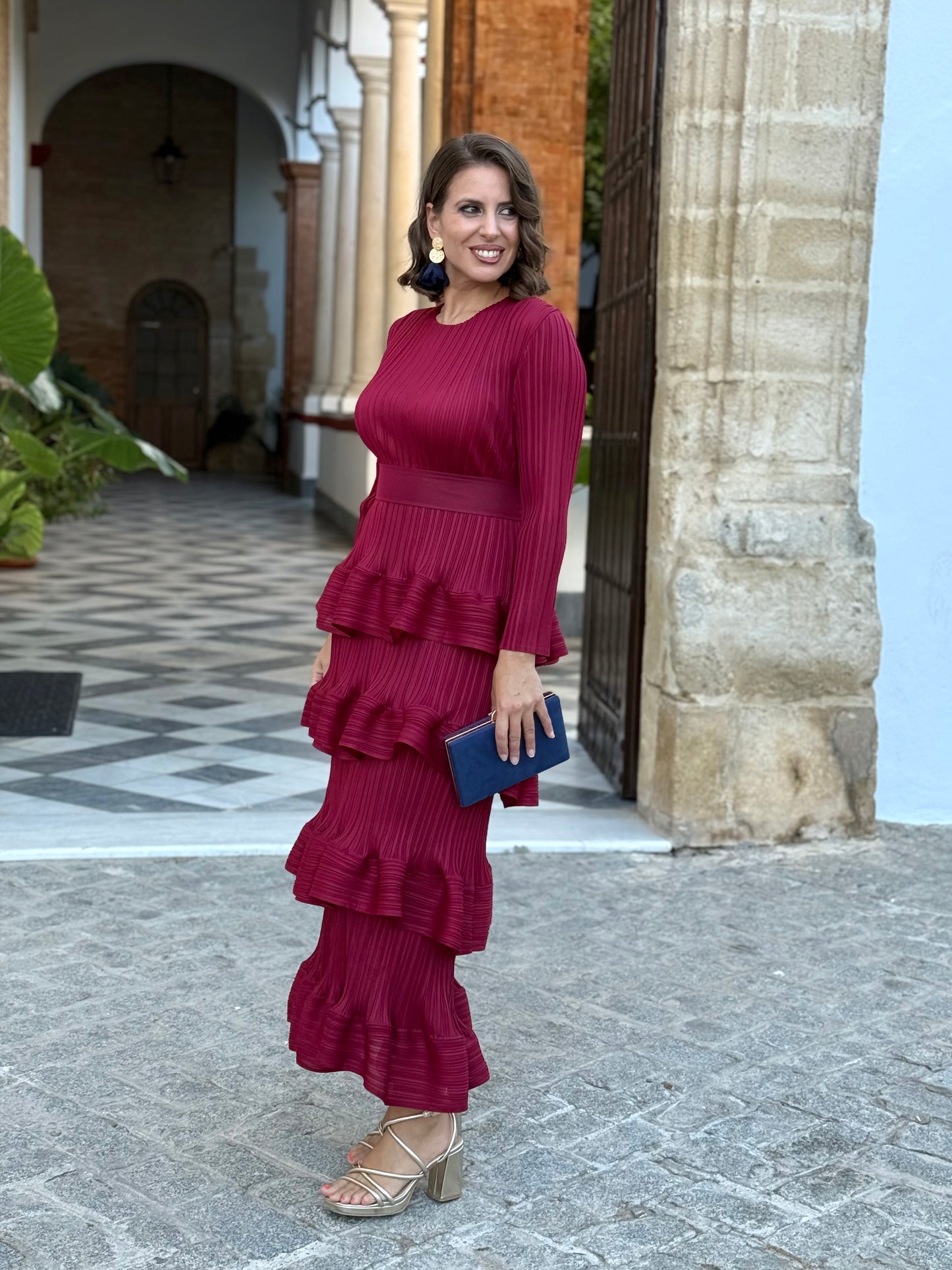 Vestido Lucrecia Vino