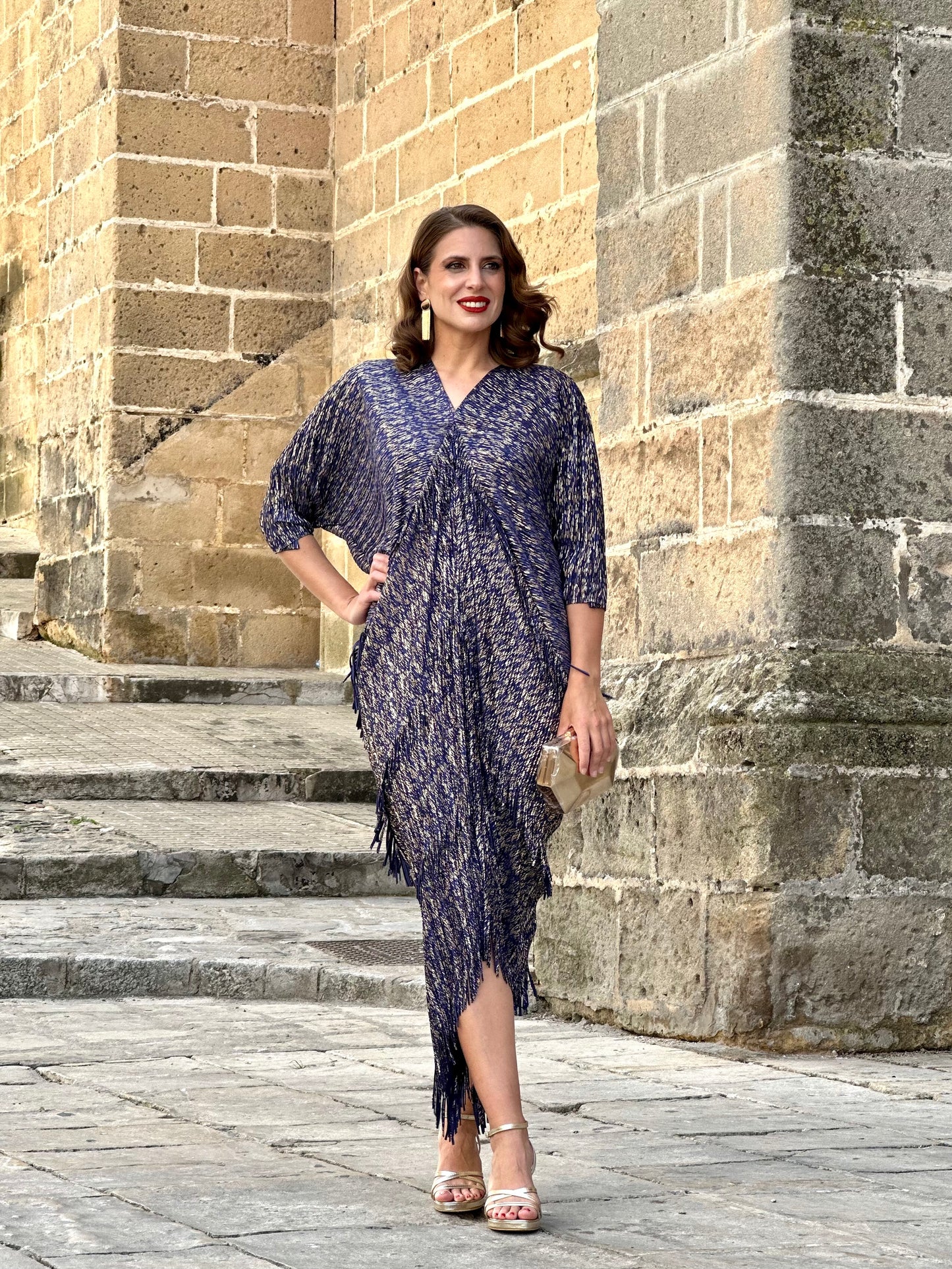Vestido Messina Marino