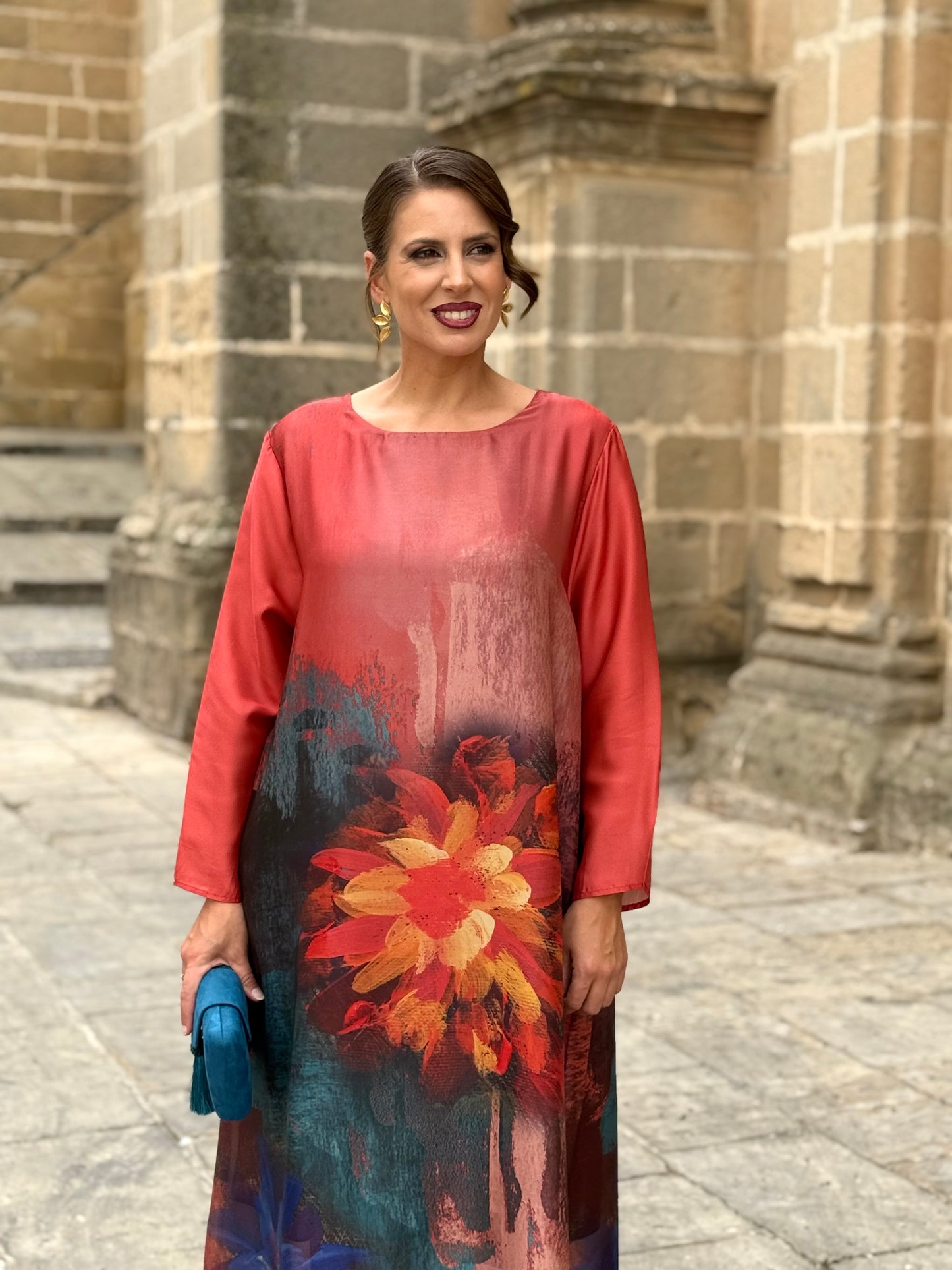 Vestido Gardenia Coral