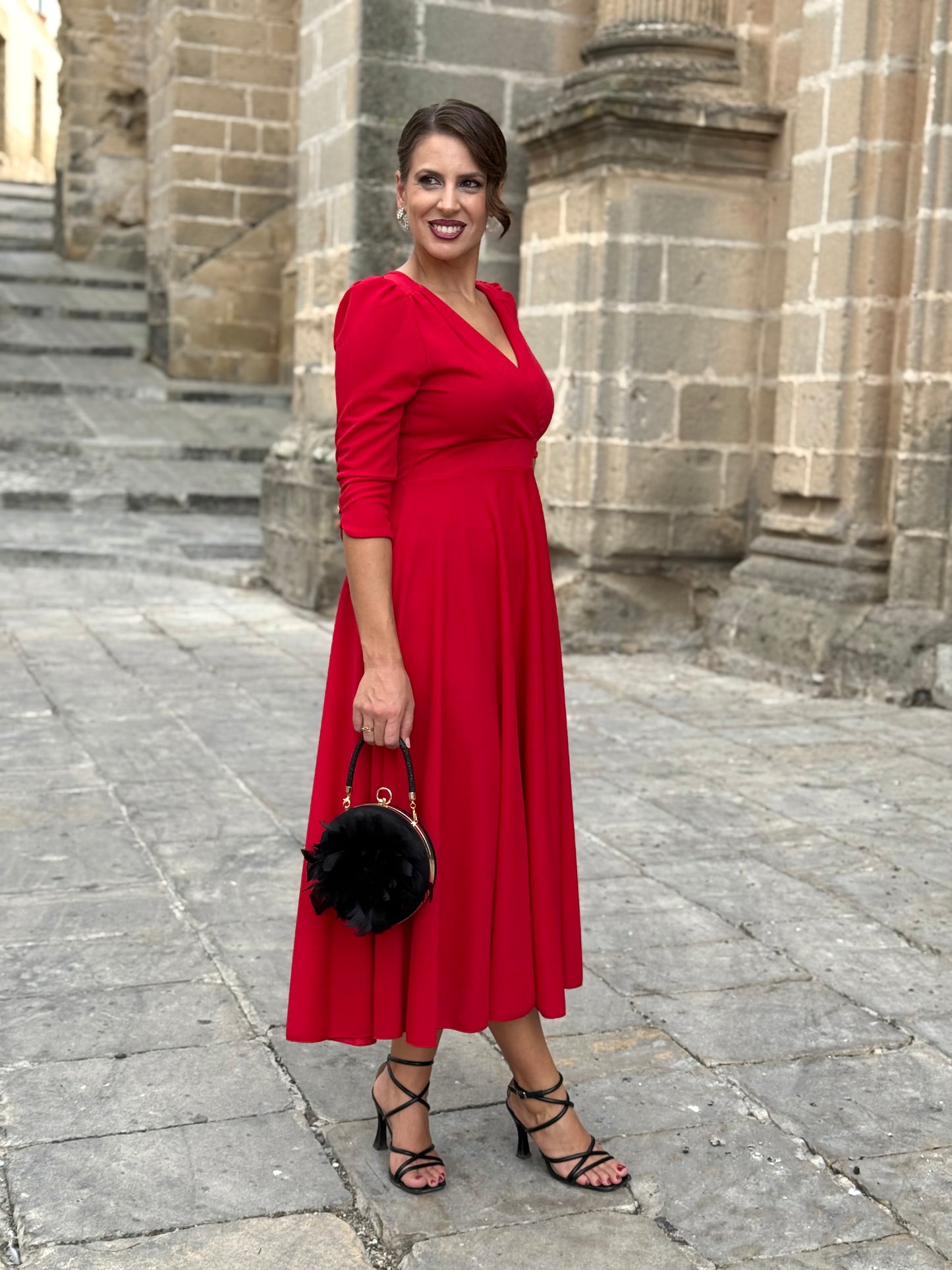 Vestido Yanet Rojo