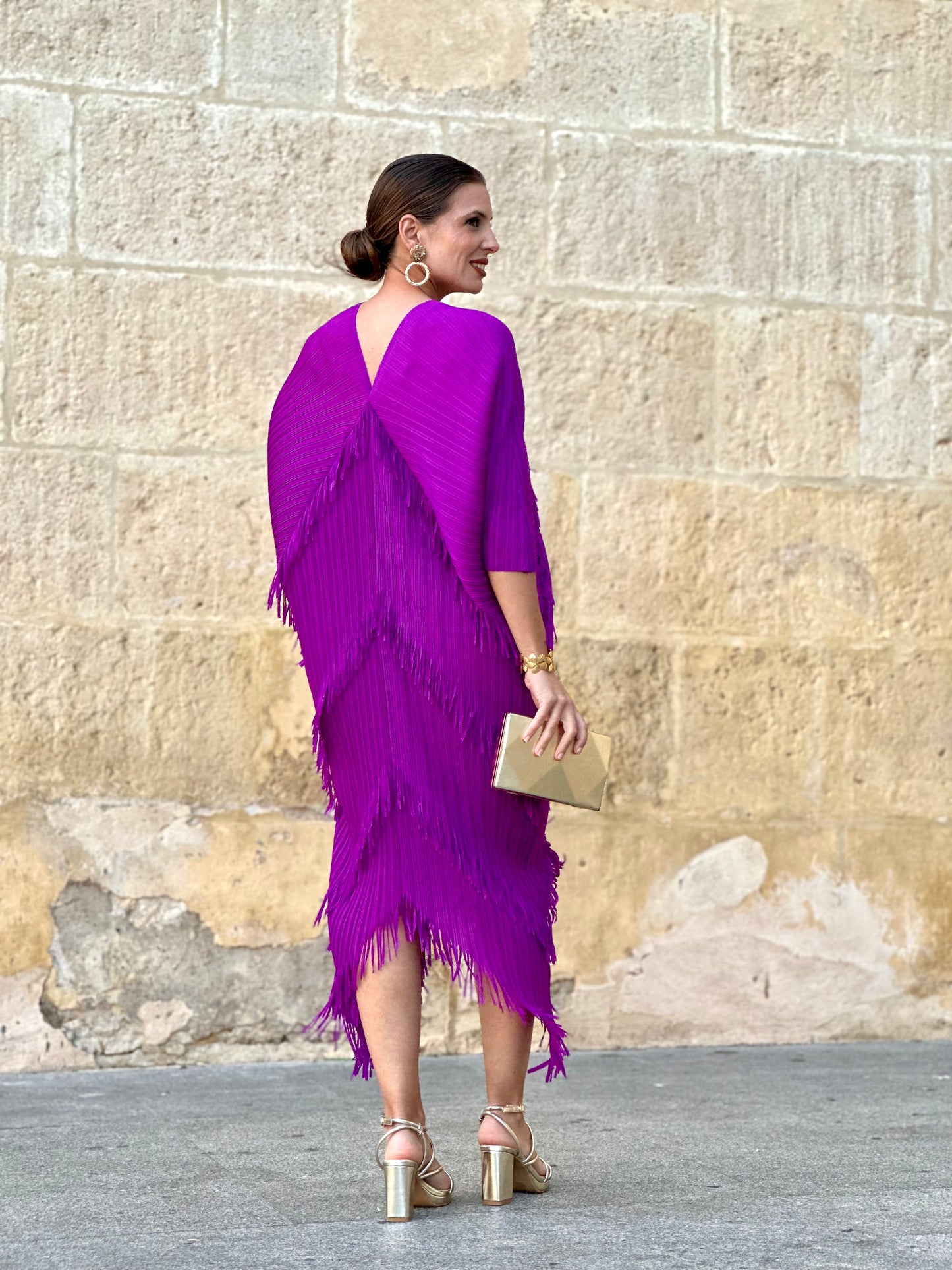 Vestido Adela Buganvilla