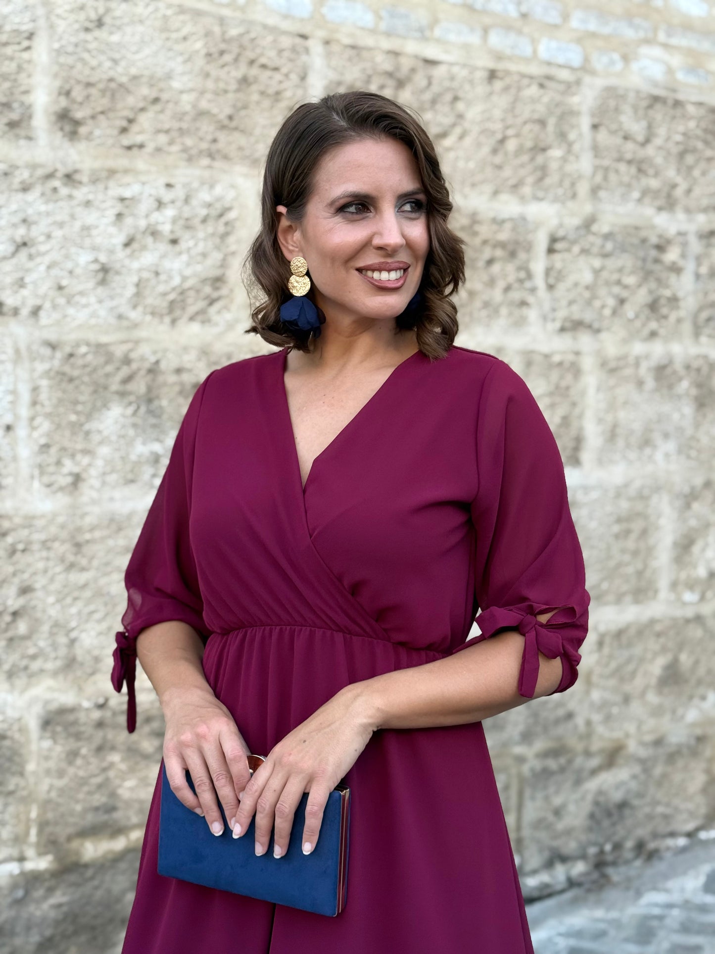 Vestido Indiana Granate