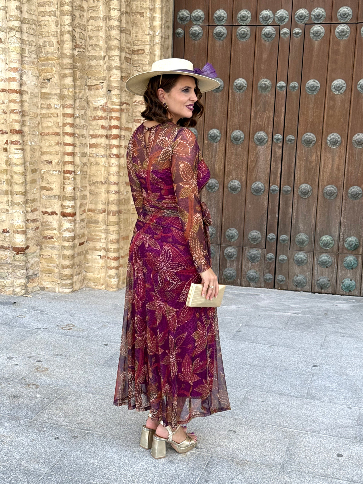 Vestido Violetta Morado