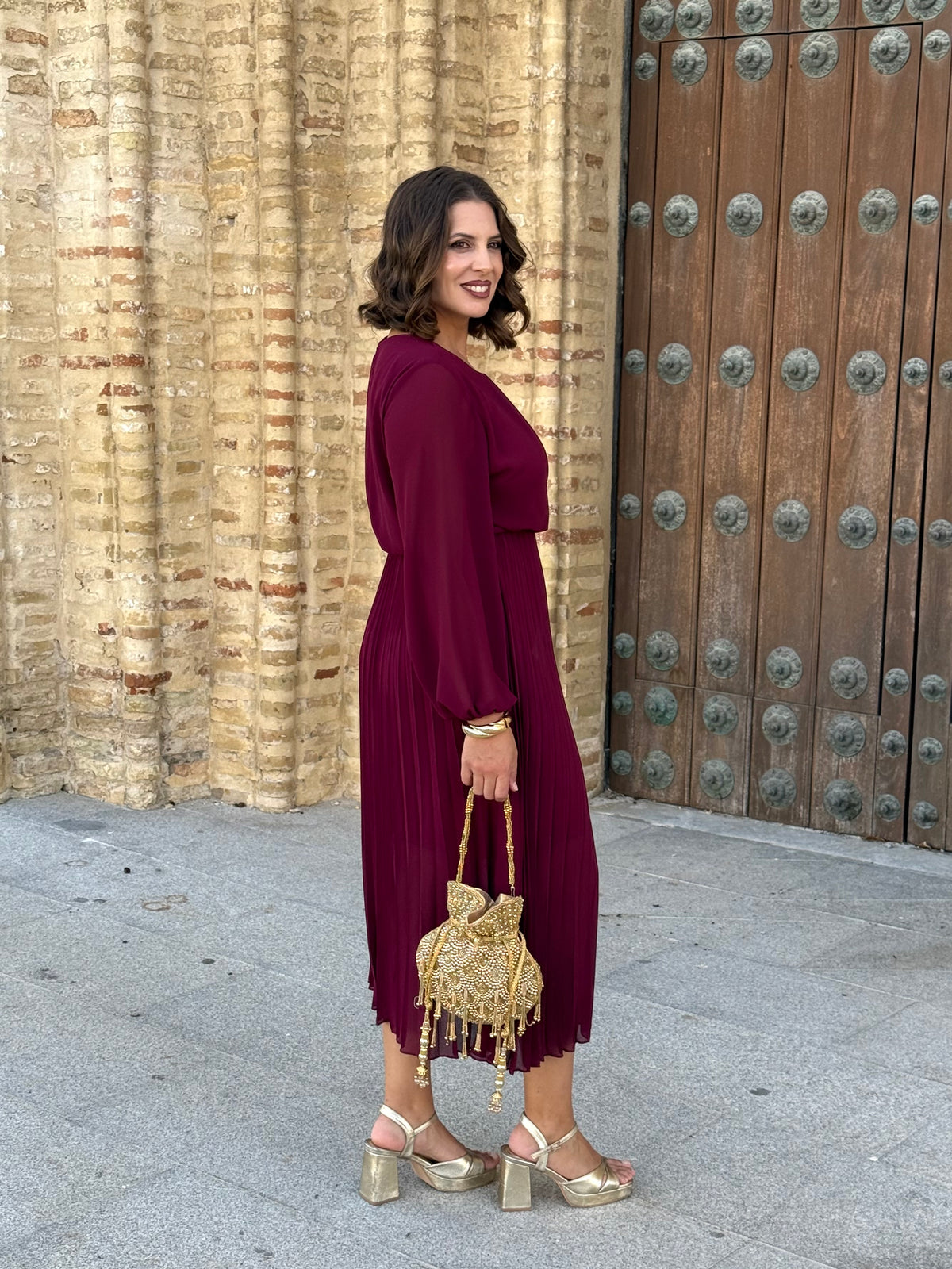 Vestido Bruma Vino