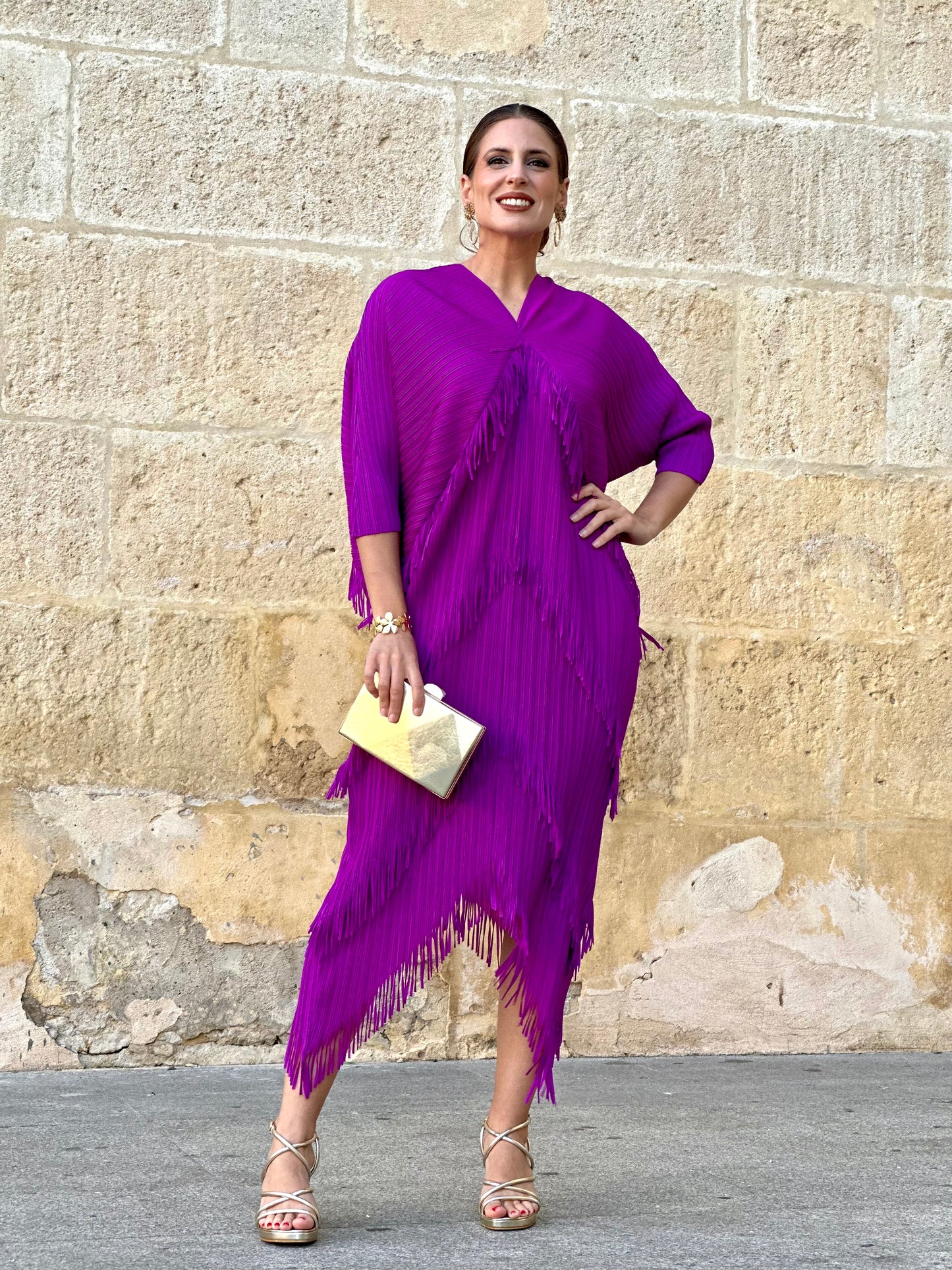 Vestido Adela Buganvilla